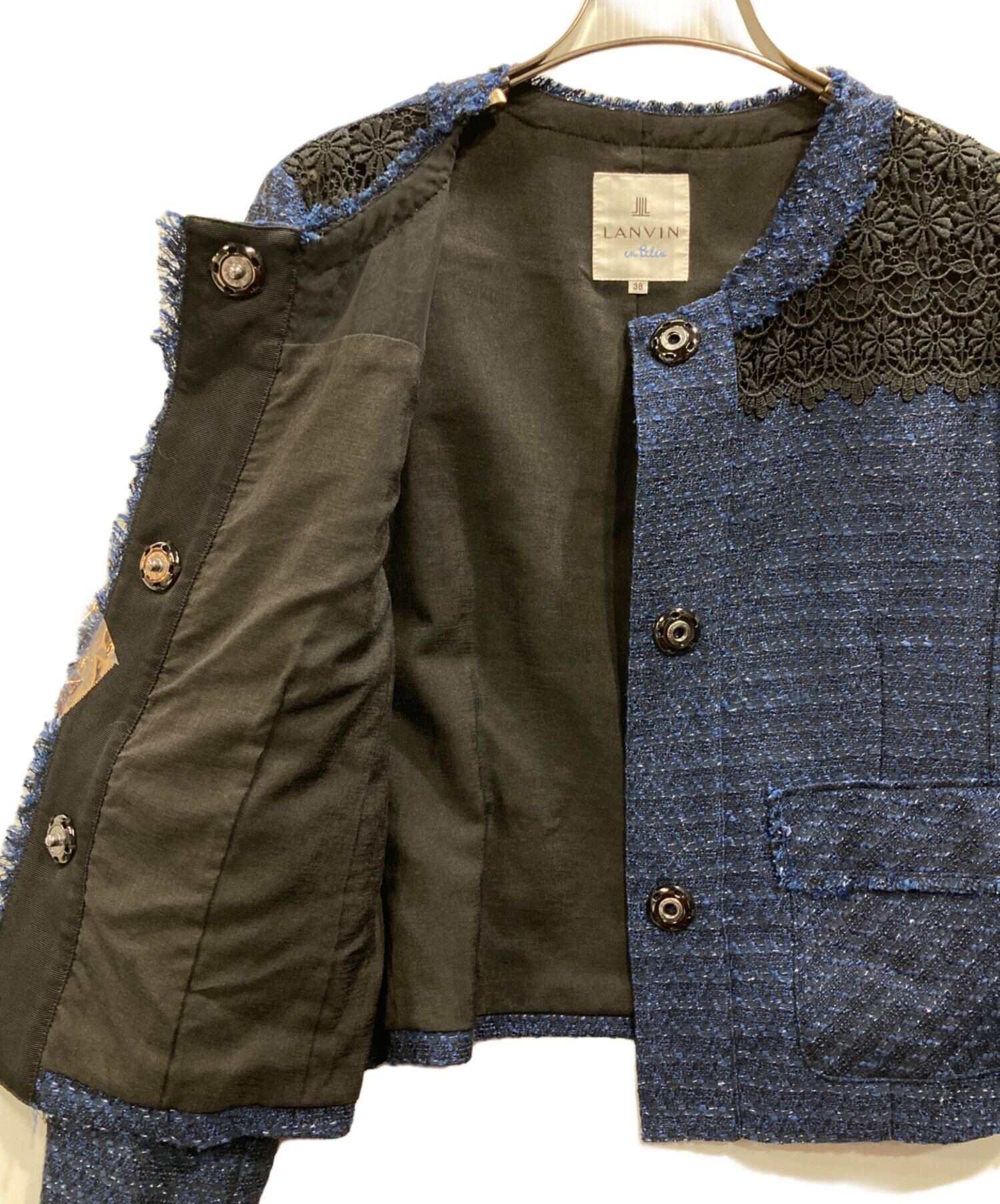 中古・古着通販】LANVIN en Bleu (ランバンオンブルー) ツイード