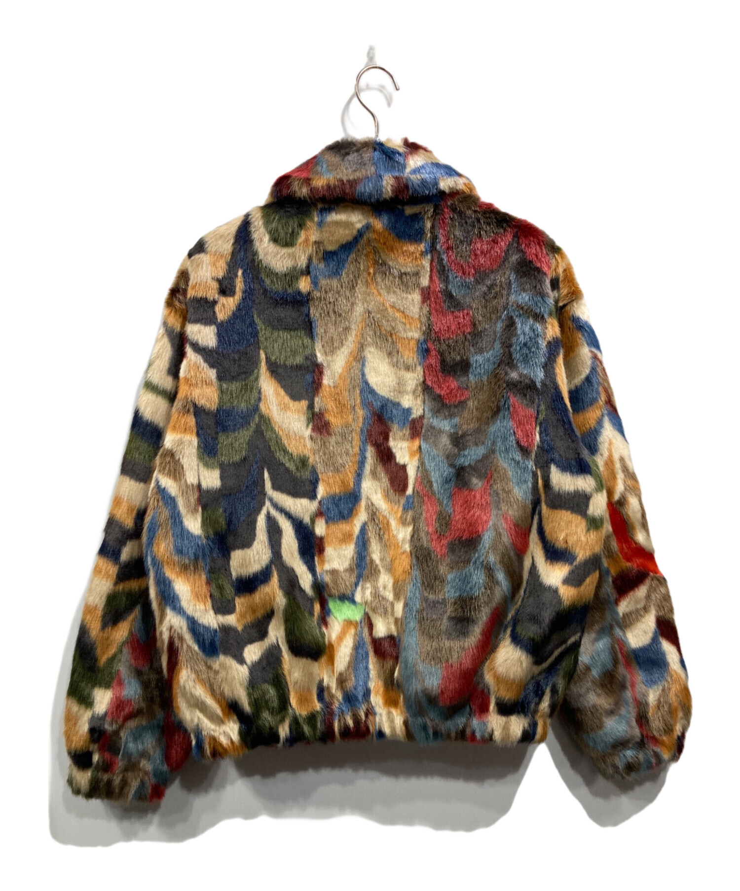 ジャケット・アウター Supreme Faux Fur Bomber Jacket Multi 中古・古着通販】Supreme (シュプリーム) Multicolor Faux Fur Bomber