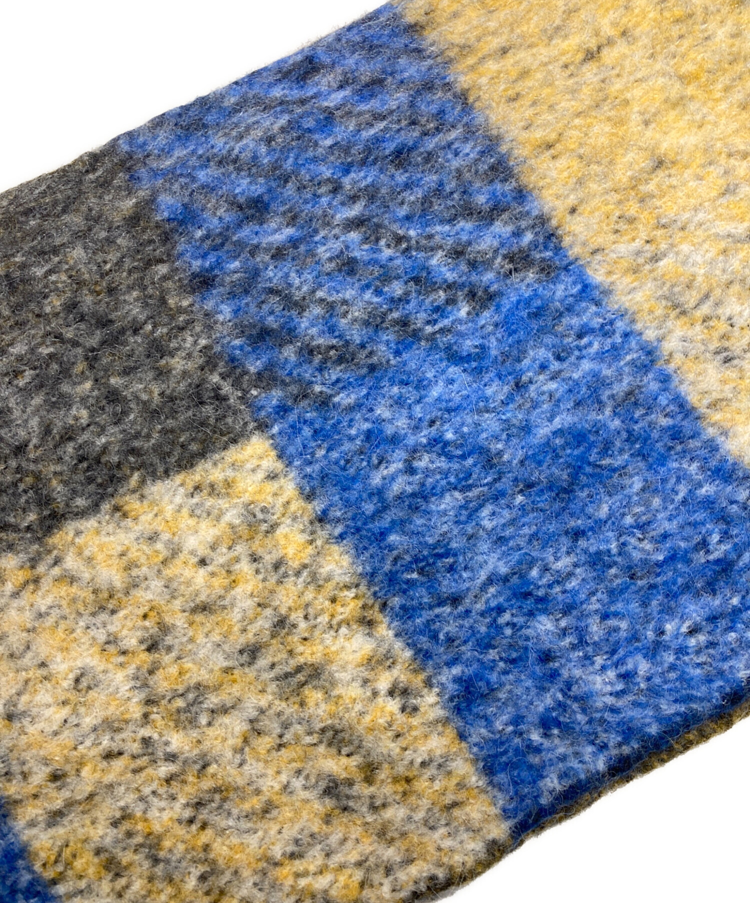 中古・古着通販】MARNI (マルニ) アルパカ混大判マフラー ブルー