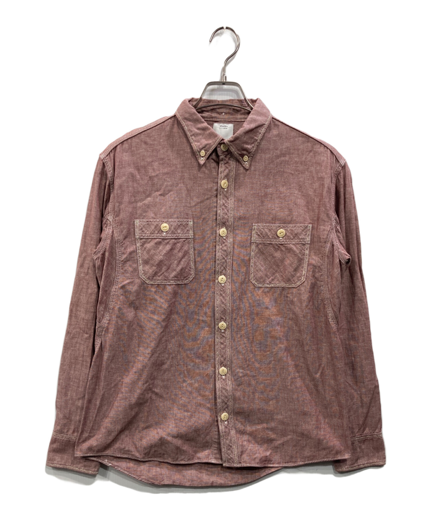 visvim 長袖シャツ 中古・古着通販】VISVIM (ビズビム) 長袖シャツ ブラウン サイズ:2