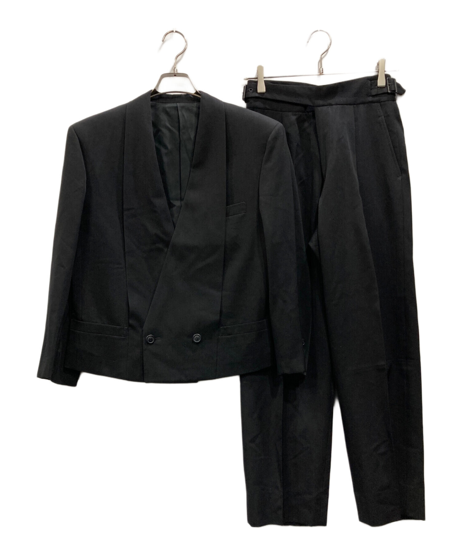 ISSEY MIYAKE セットアップ　ブラック　着画あり 中古・古着通販】ISSEY MIYAKE MEN (イッセイミヤケメン) セットアップ