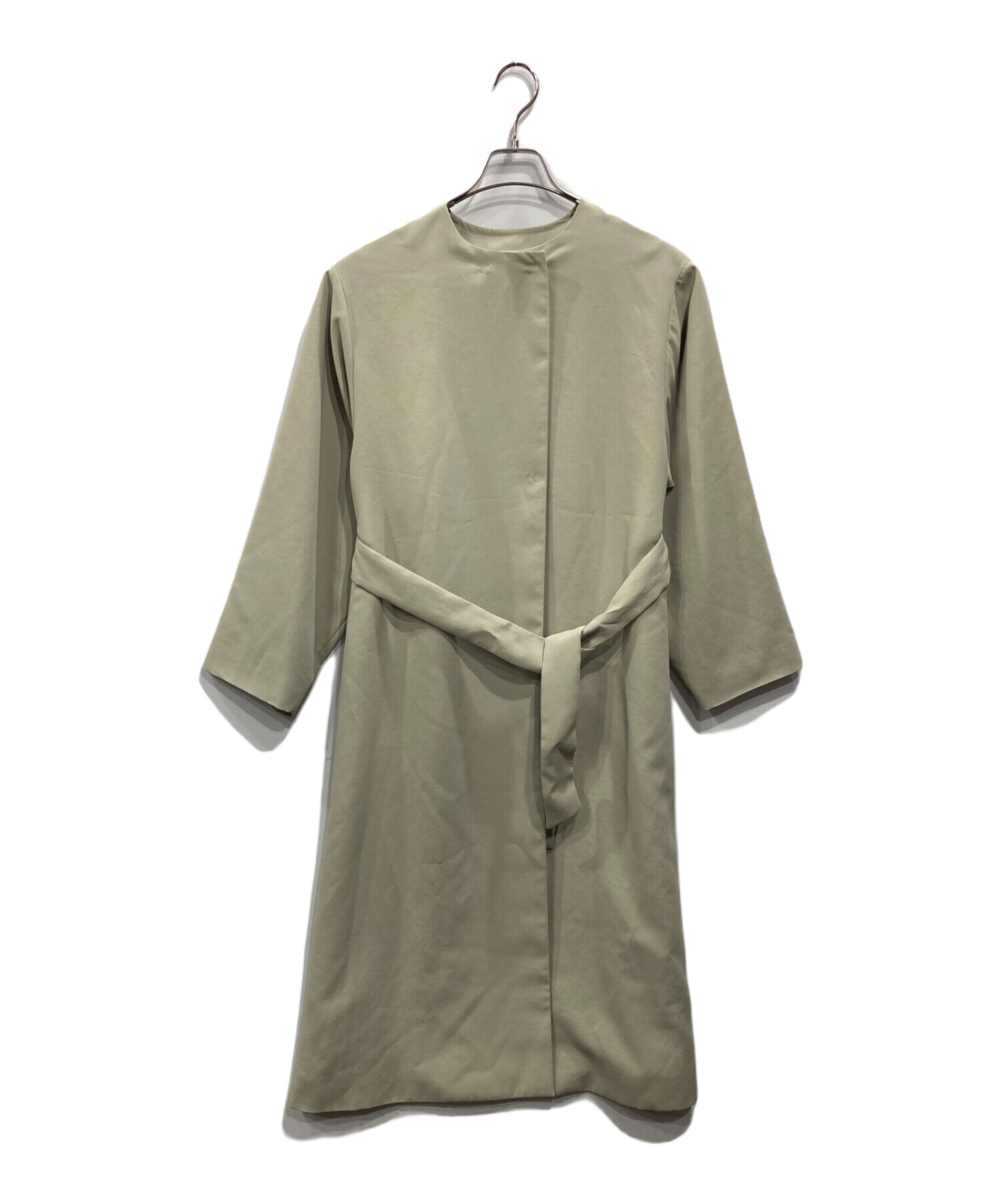 SLOBE IENA イエナ ノーカラーコート　美品 中古・古着通販】SLOBE IENA (スローブ イエナ) ノーカラーコート