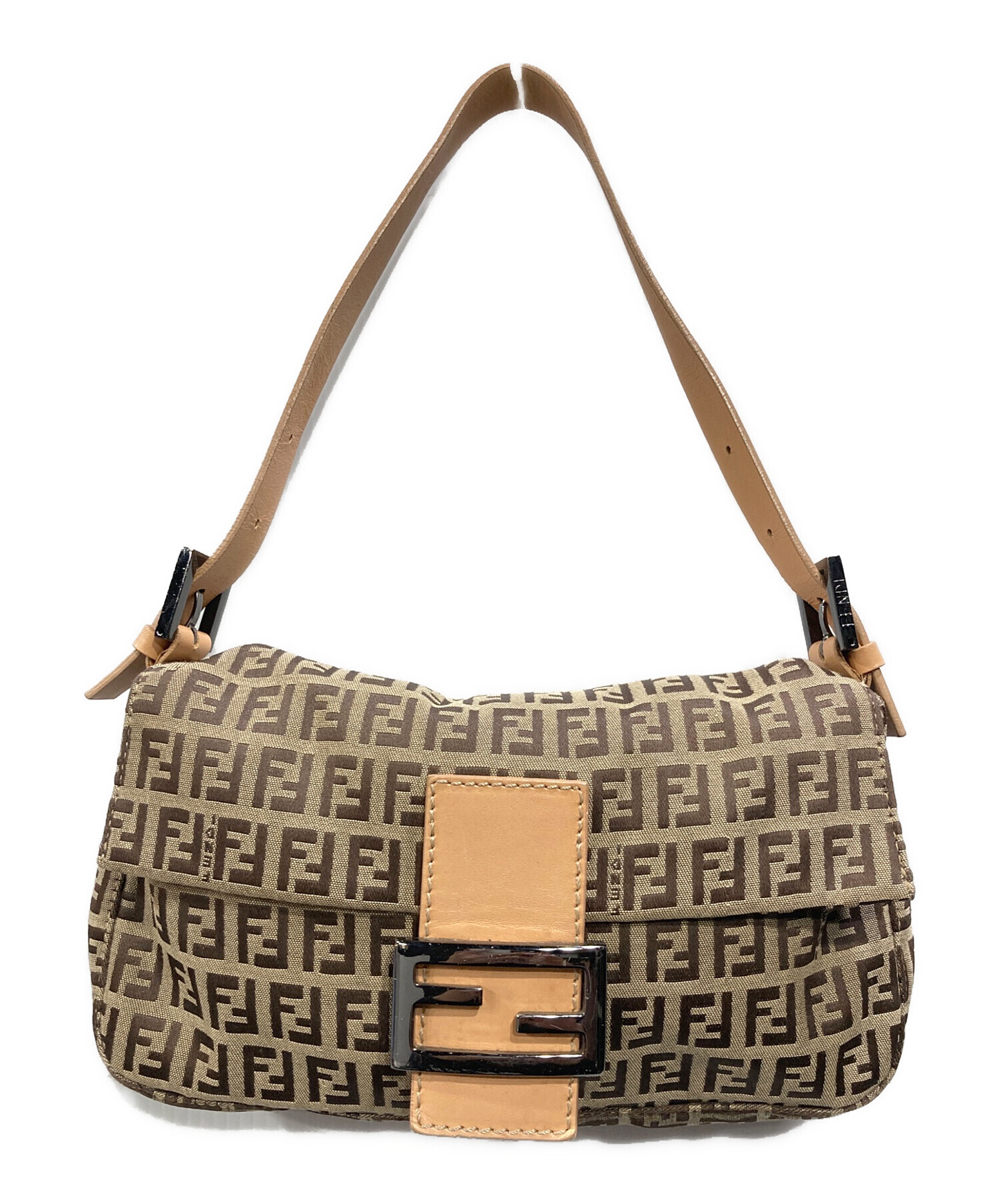 中古・古着通販】FENDI (フェンディ) ワンショルダーバッグ ブラウン 