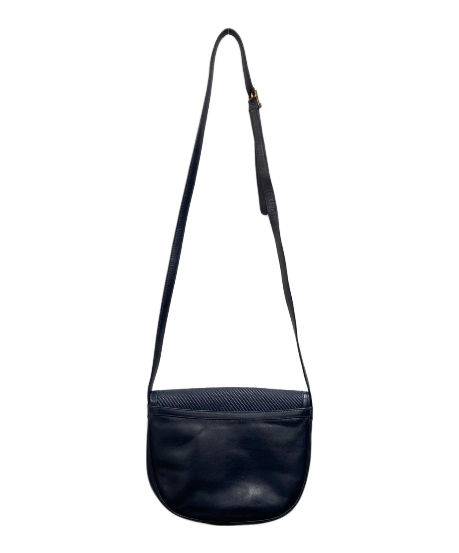 中古・古着通販】GUCCI (グッチ) ショルダーバッグ ネイビー｜ブランド