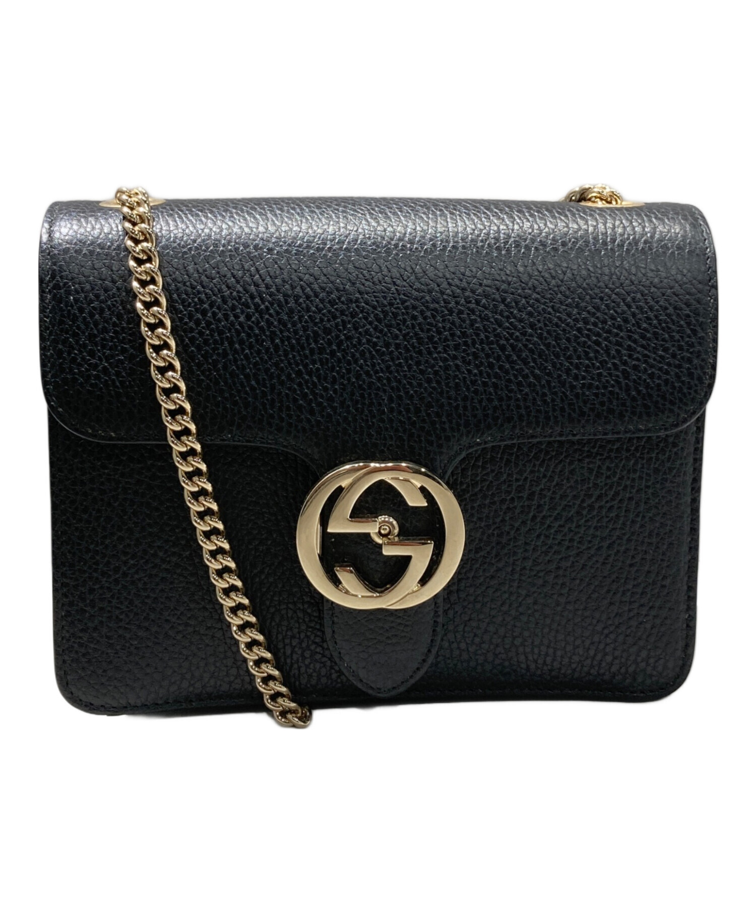 希少✨ GUCCI グッチ ショルダーバッグ インターロッキング y2k レザー 中古・古着通販】GUCCI (グッチ) インターロッキングGタッセル