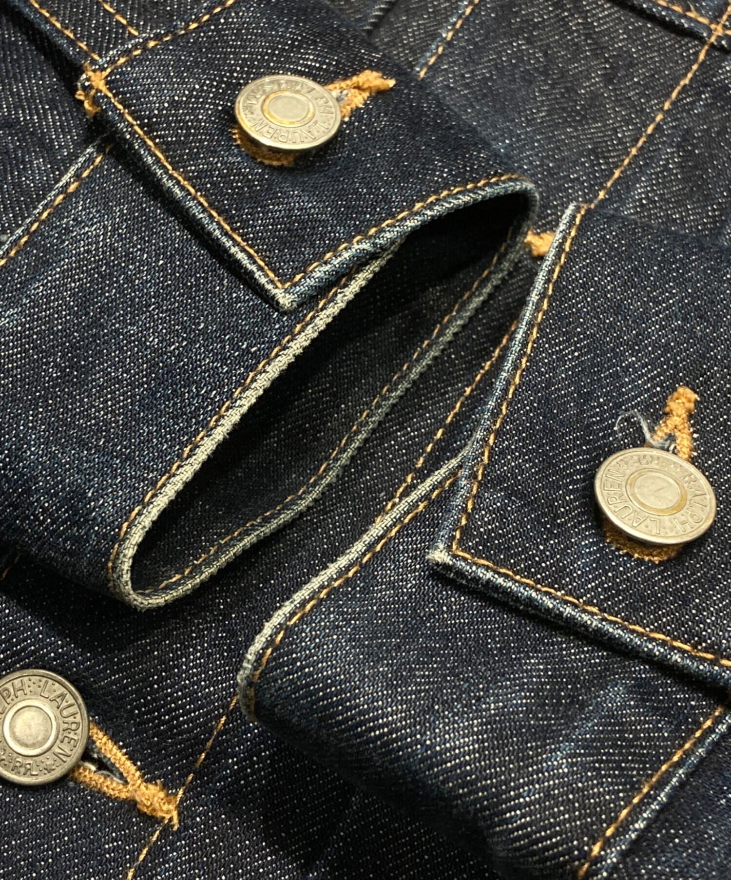 中古・古着通販】RRL (ダブルアールエル) 1ST TYPEデニムジャケット 