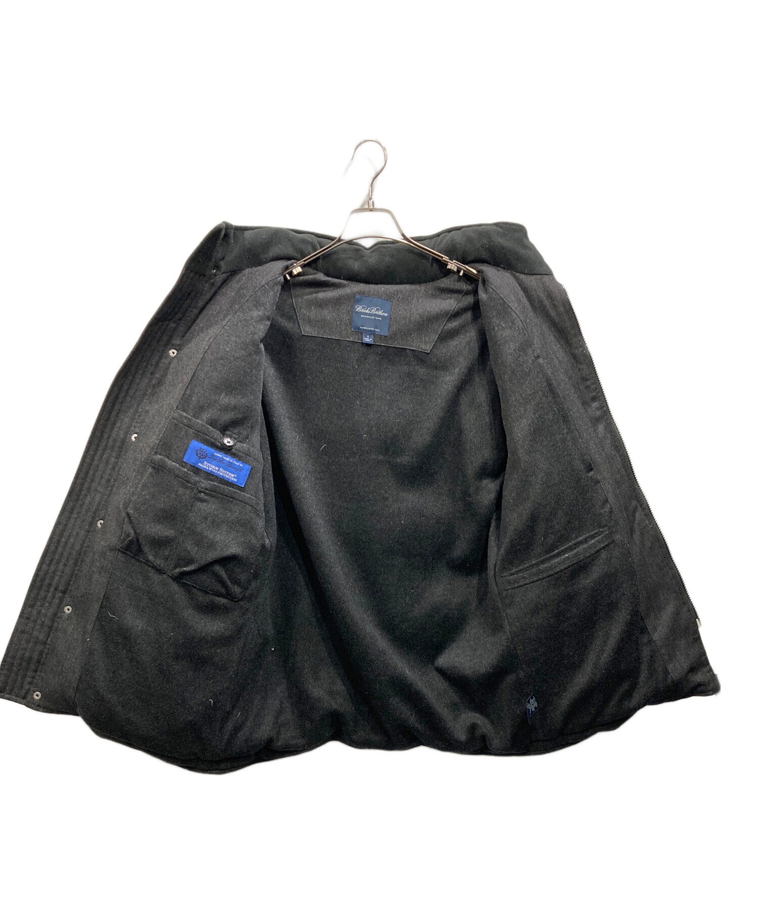 Brooks Brothers　コットン　ダウンジャケット　S　グレー　古着 中古・古着通販】BROOKS BROTHERS (ブルックスブラザーズ) ダウン