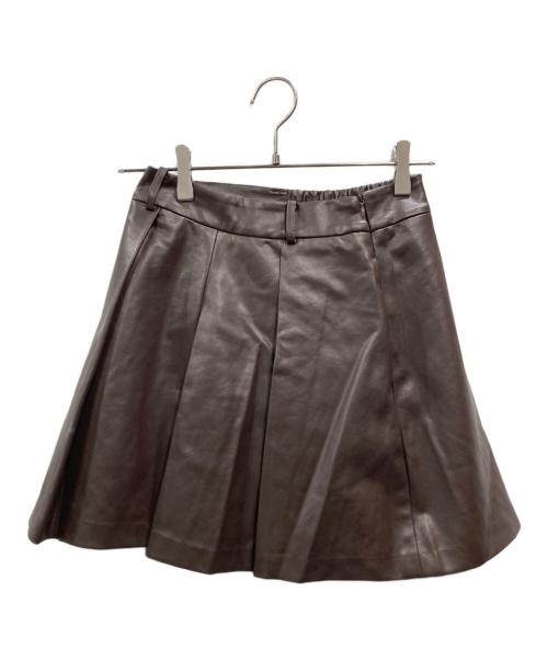 中古・古着通販】machatt (マチャット) エコレザー ショートパンツ
