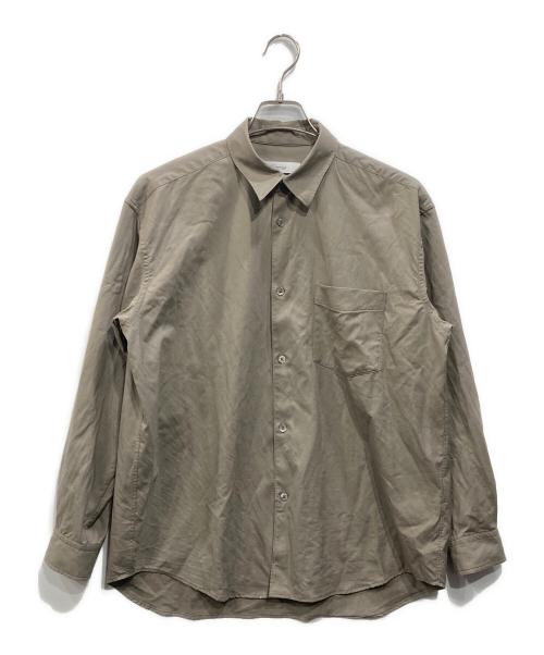 Cornier ライトグレー ウールシャツ 中古・古着通販】cornier (コルニエ) ウールシャツ グレー サイズ:S
