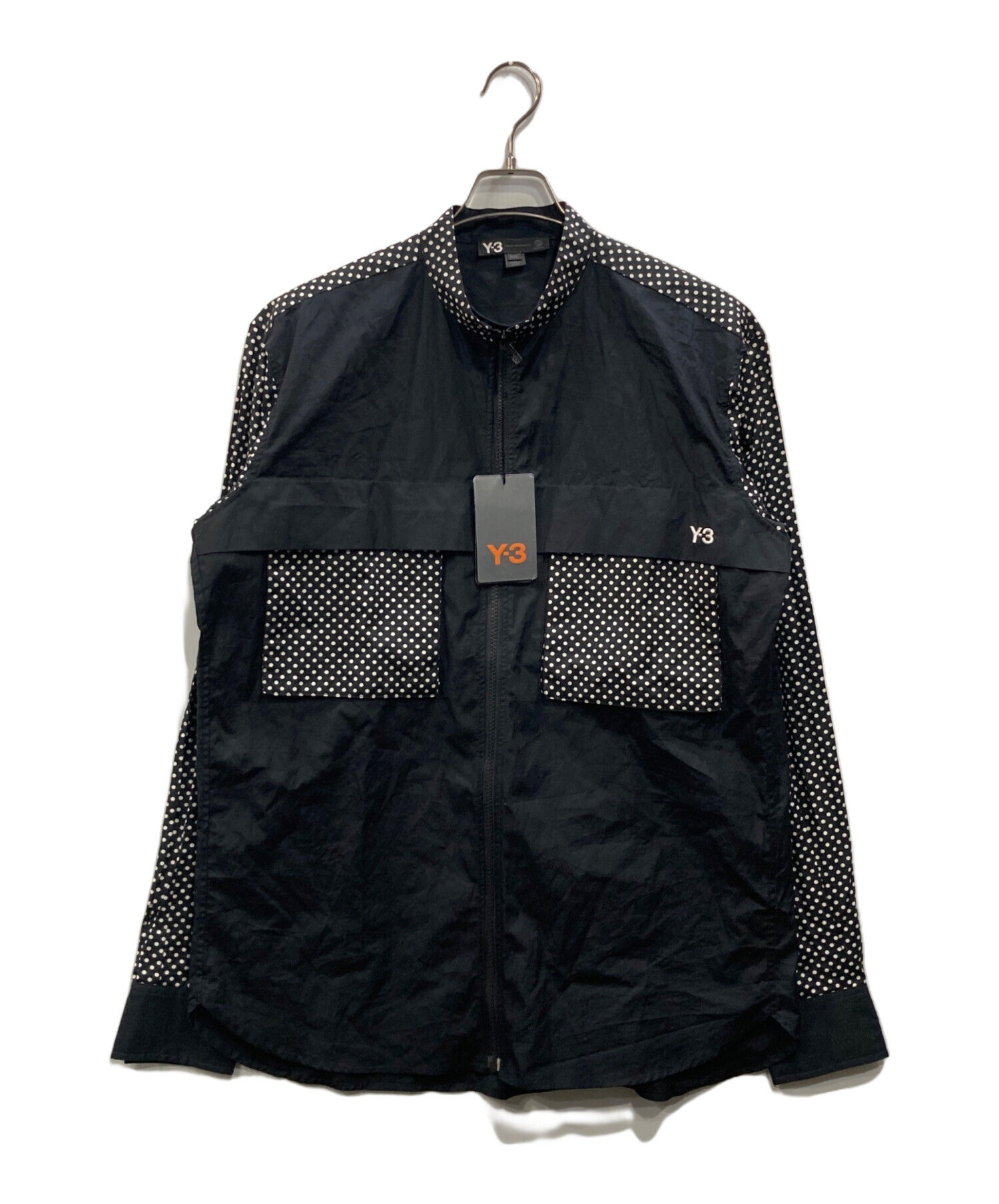 中古・古着通販】Y-3 (ワイスリー) ドット切替ジャケット ブラック 