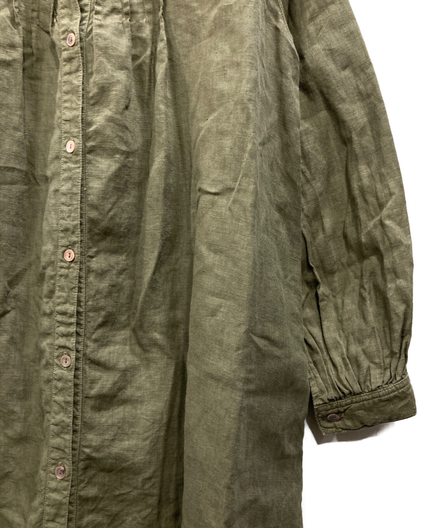中古・古着通販】nest Robe (ネストローブ) リネンシャツワンピース