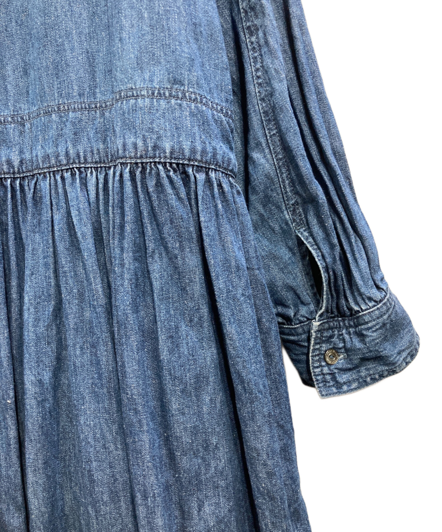 中古・古着通販】nest Robe (ネストローブ) デニムシャツワンピース