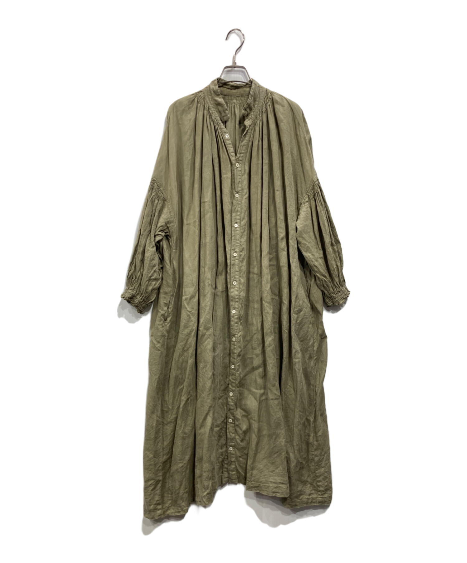 中古・古着通販】nest Robe (ネストローブ) リネンシャツワンピース