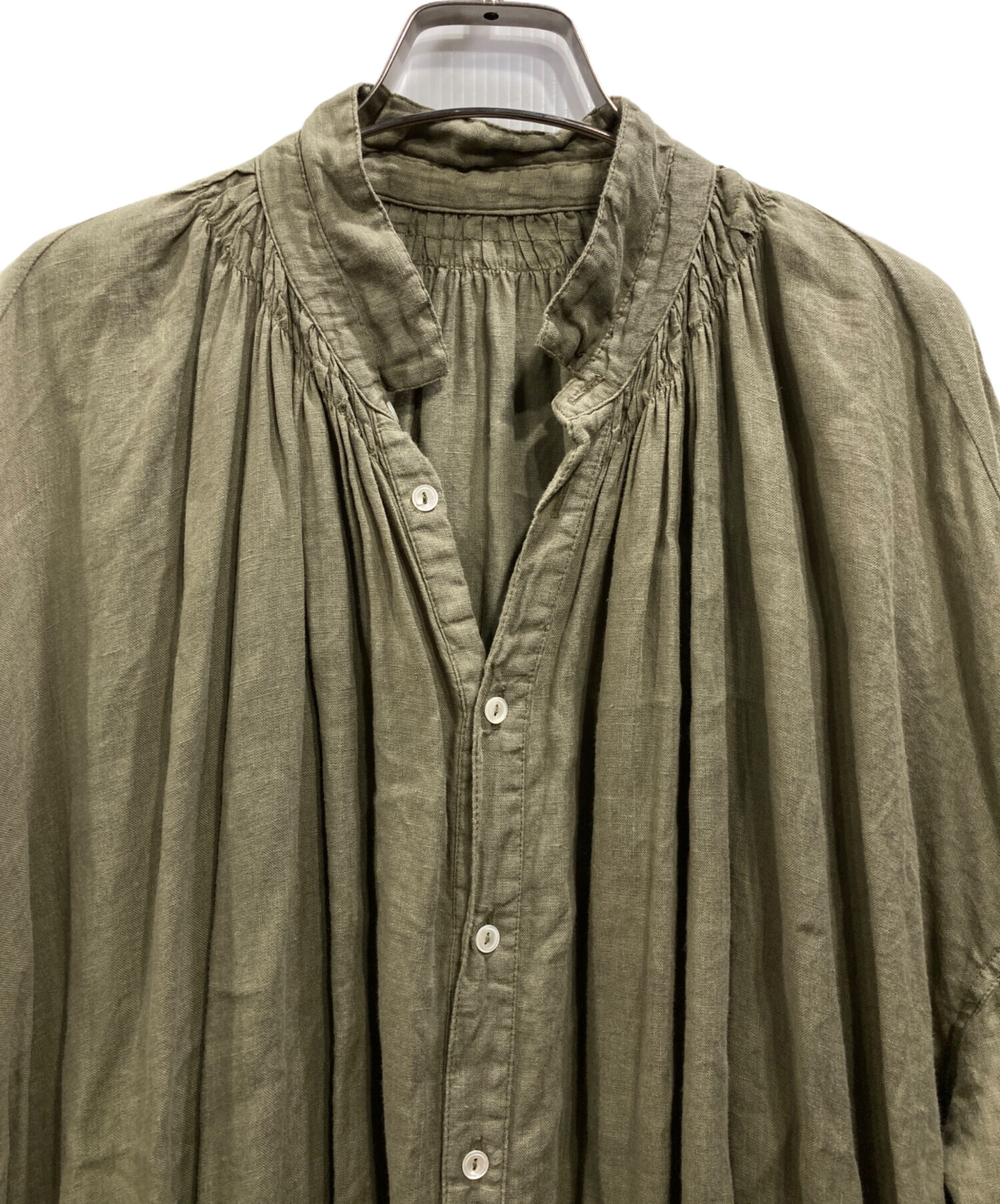 中古・古着通販】nest Robe (ネストローブ) リネンシャツワンピース