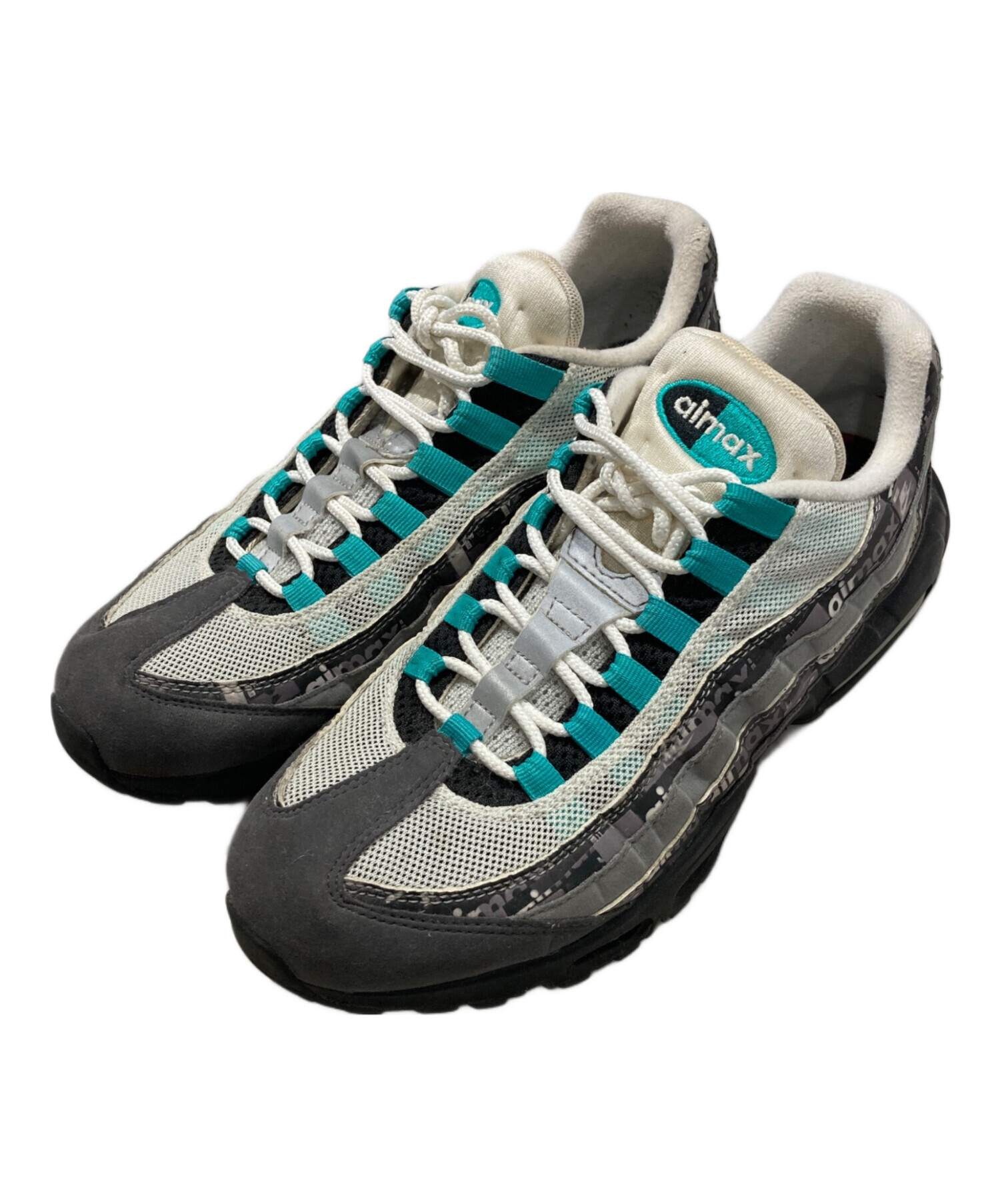 中古・古着通販】NIKE (ナイキ) AIR MAX 95 PRNT グレー サイズ:27.5