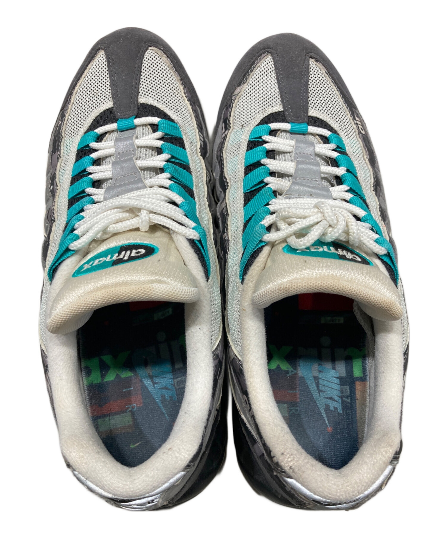 中古・古着通販】NIKE (ナイキ) AIR MAX 95 PRNT グレー サイズ:27.5