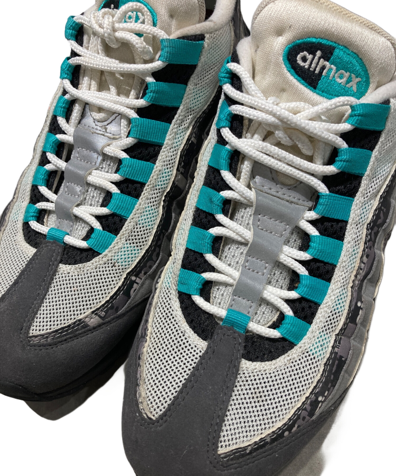 中古・古着通販】NIKE (ナイキ) AIR MAX 95 PRNT グレー サイズ:27.5