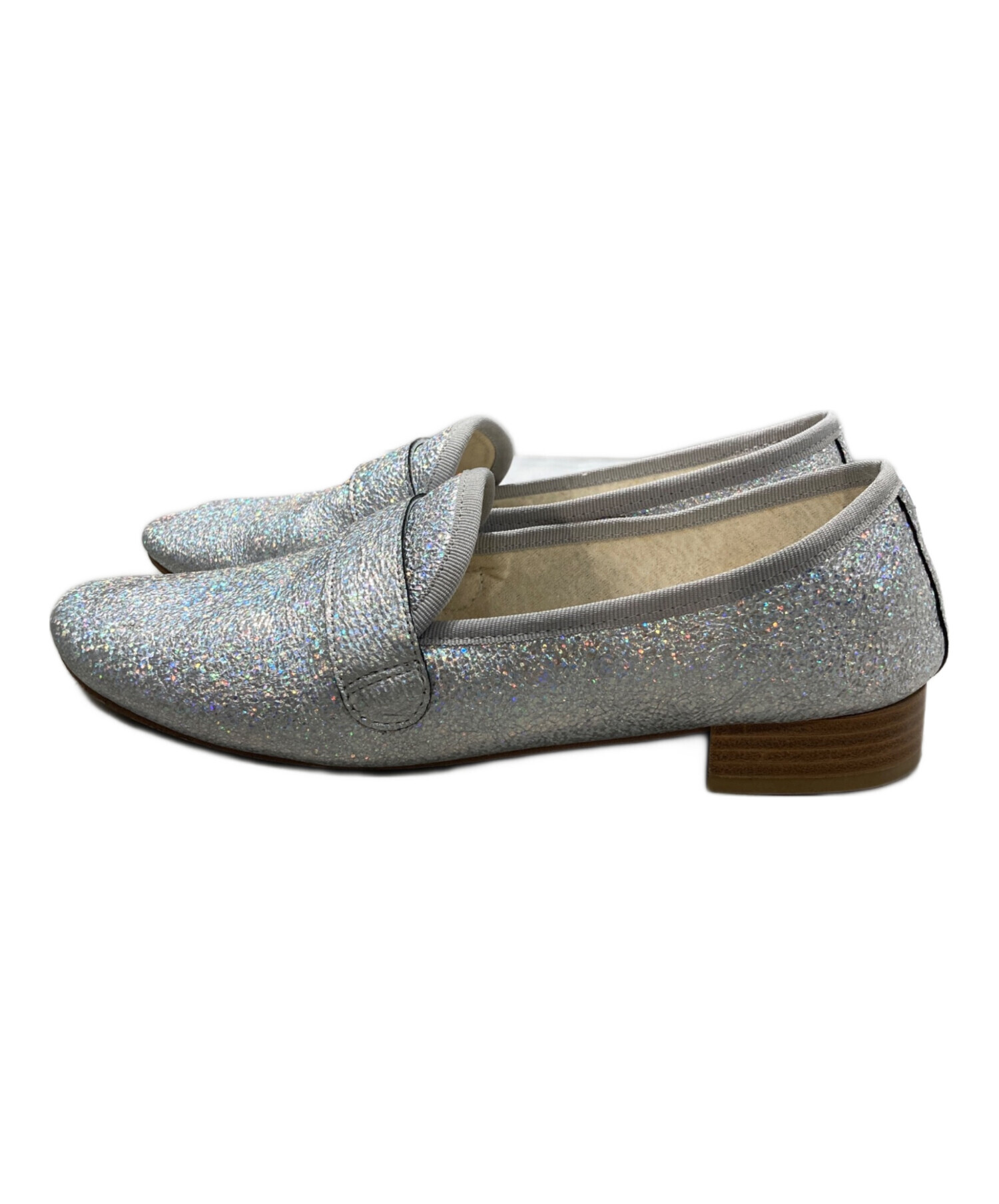 中古・古着通販】Repetto (レペット) Michaelグリッターローファー