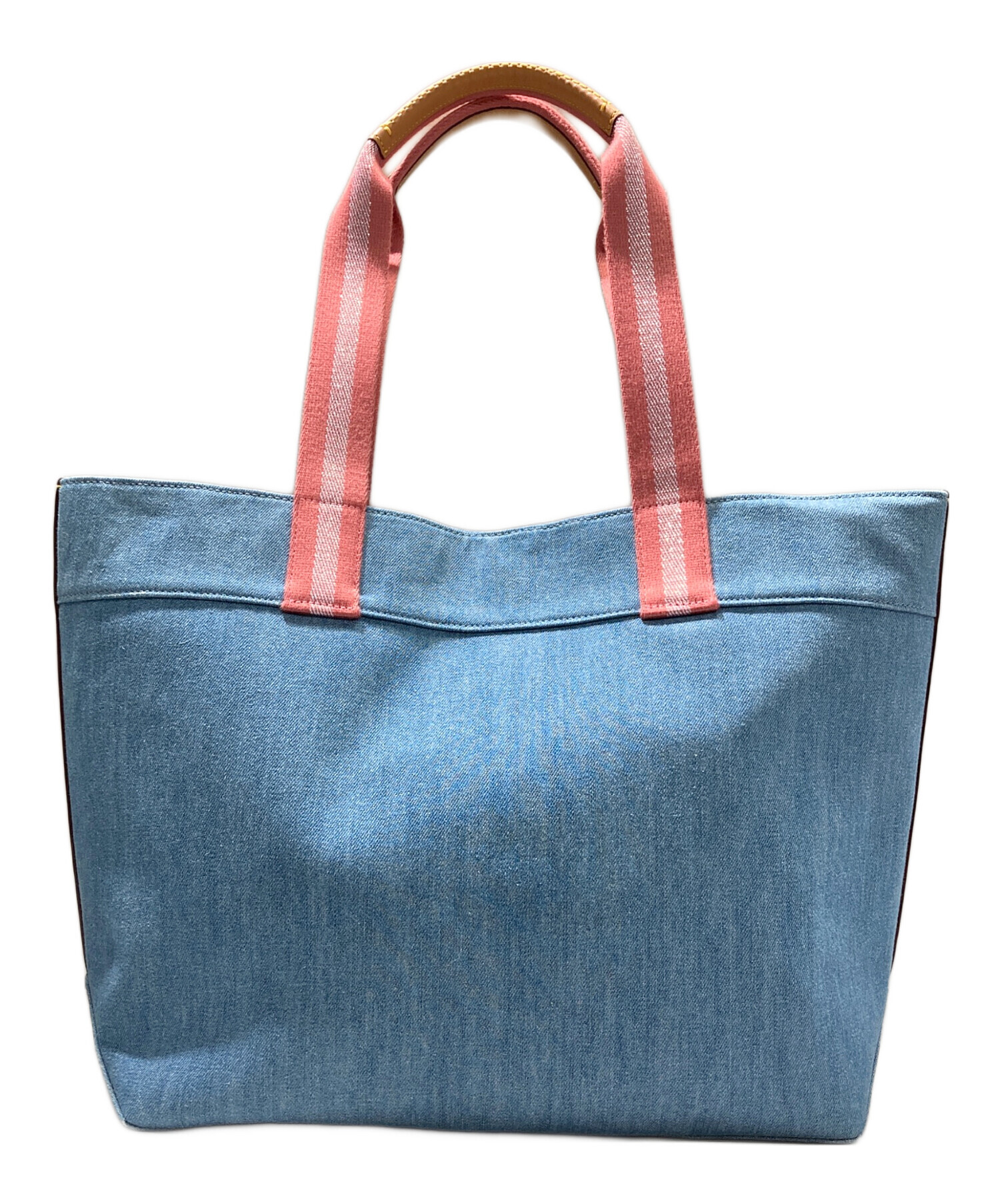 中古・古着通販】COACH (コーチ) デニムトートバッグ ブルー｜ブランド