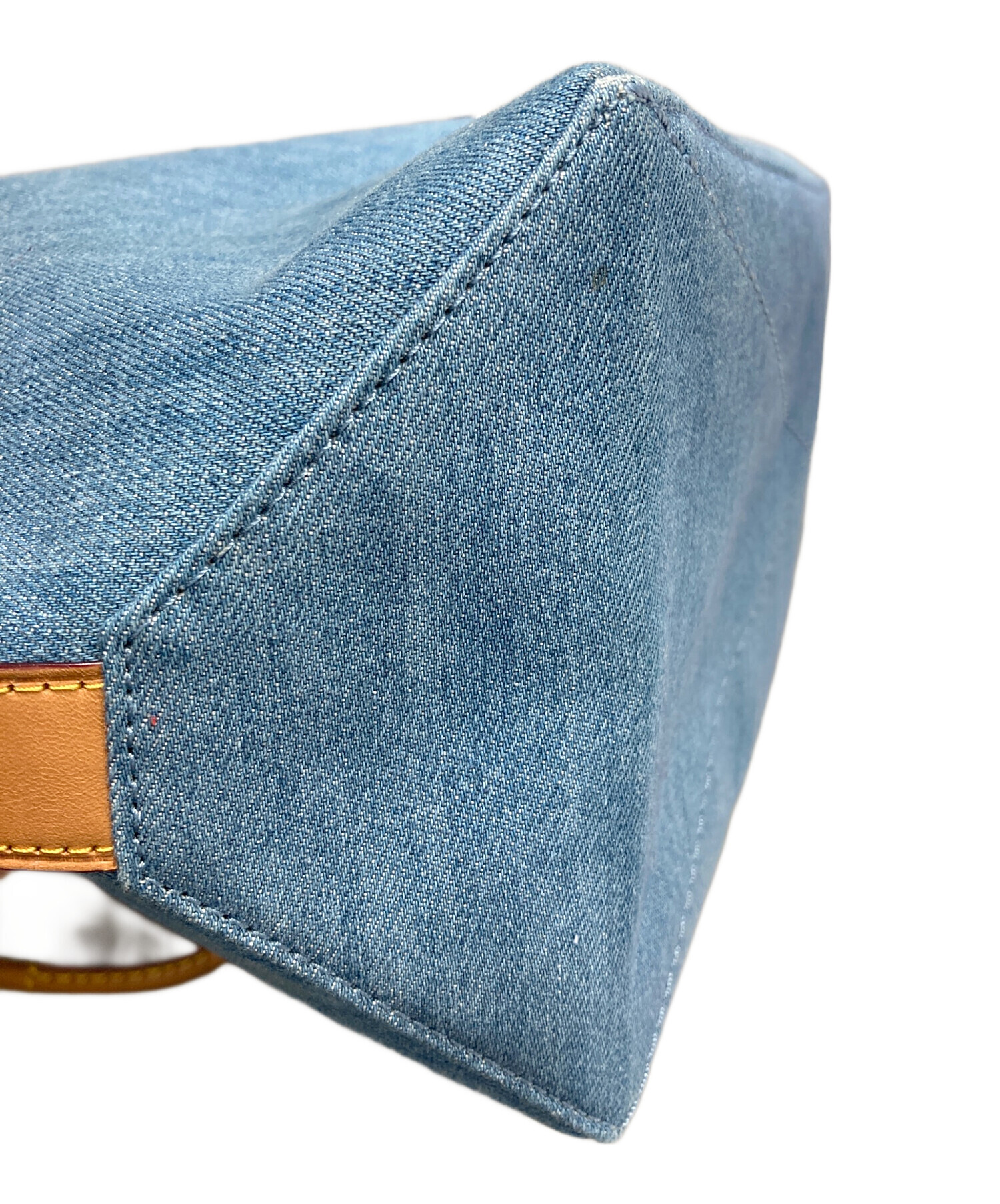 中古・古着通販】COACH (コーチ) デニムトートバッグ ブルー｜ブランド