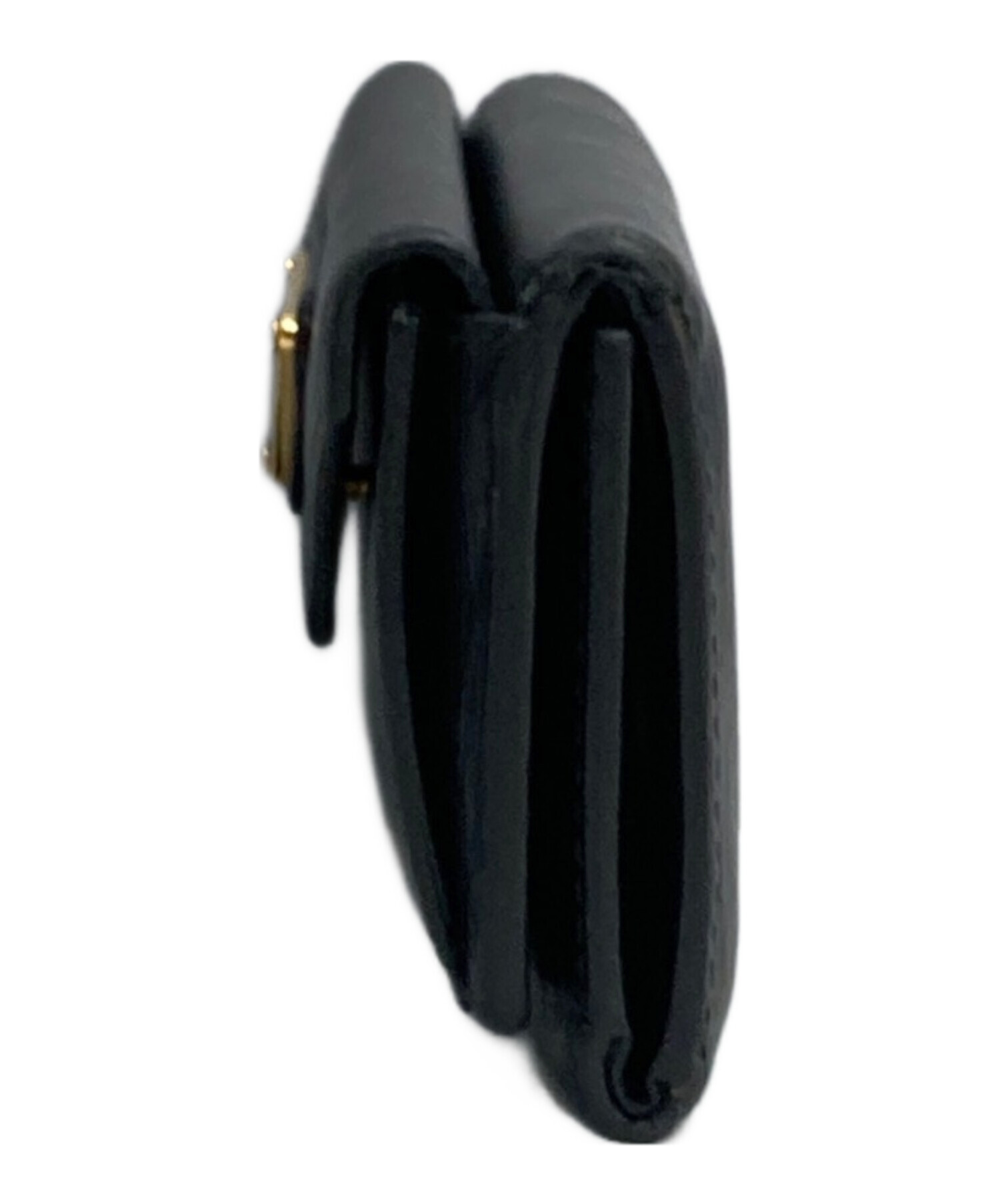中古・古着通販】PRADA (プラダ) 3つ折り財布 ブラック｜ブランド