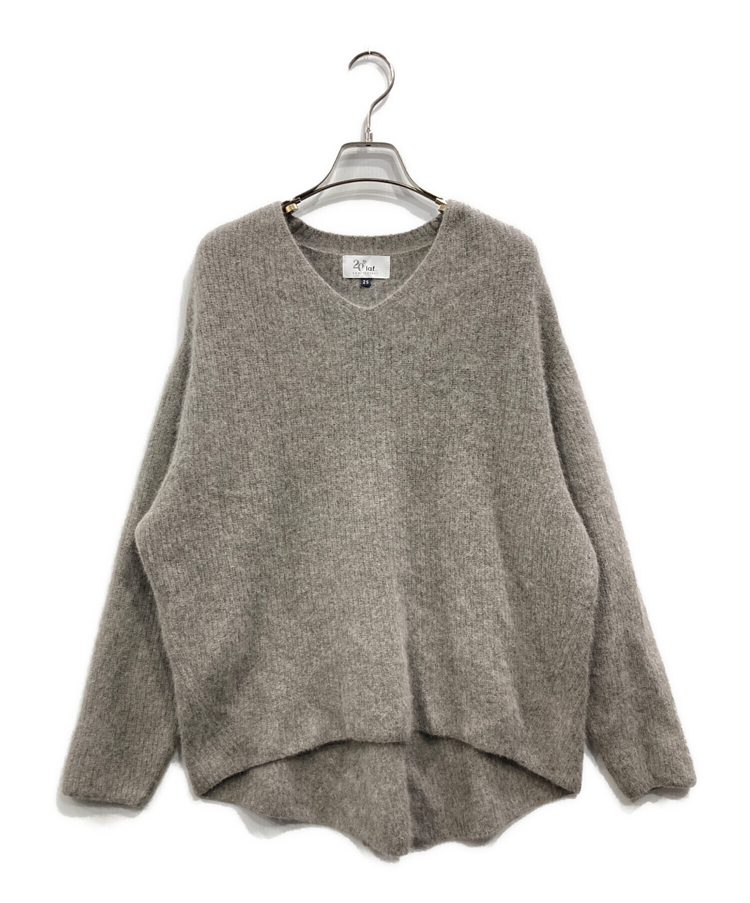 中古・古着通販】la.f (ラ・エフ) Fox Plating Knit グレー サイズ:XS