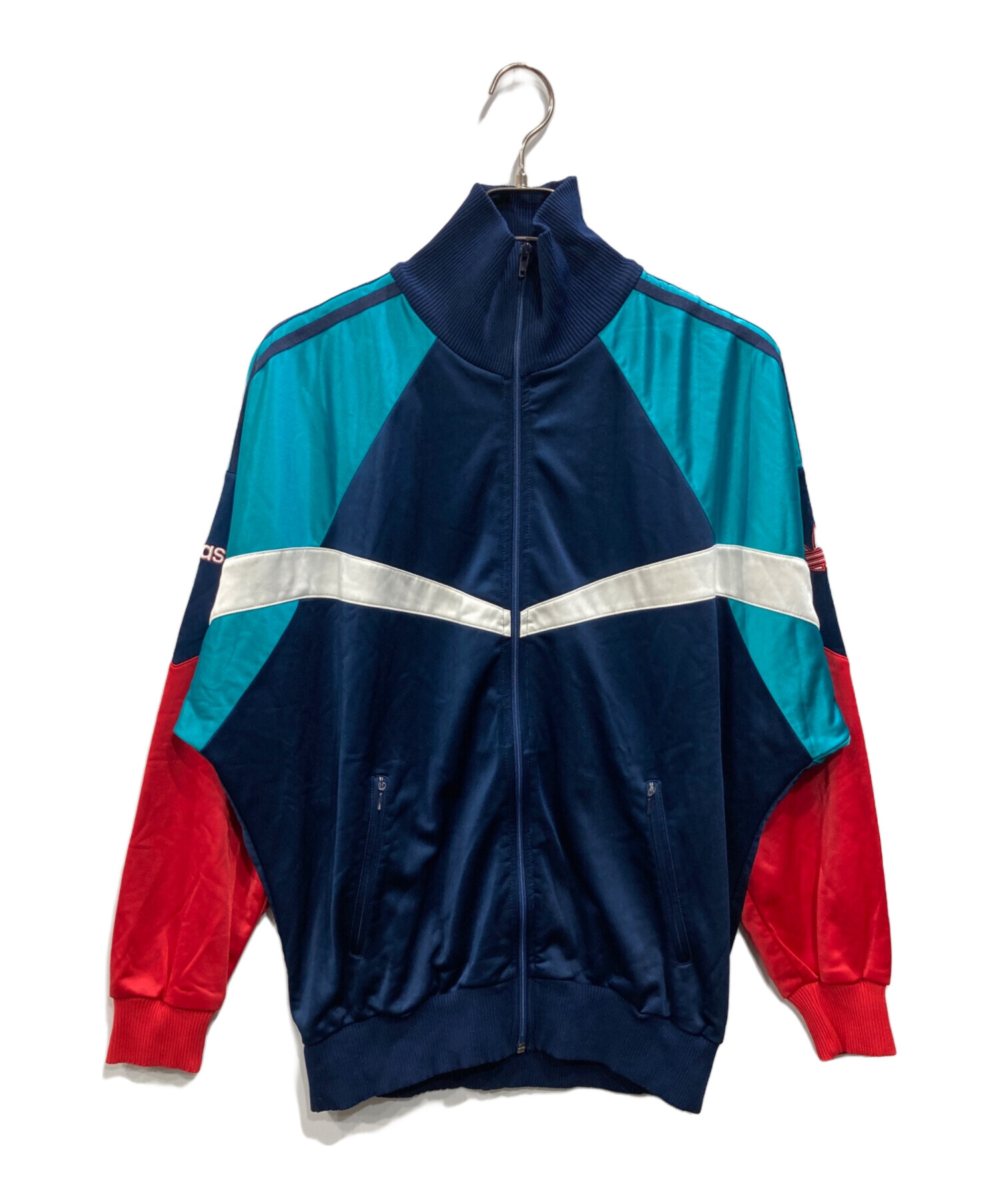 中古・古着通販】adidas (アディダス) トラックジャケット ネイビー 