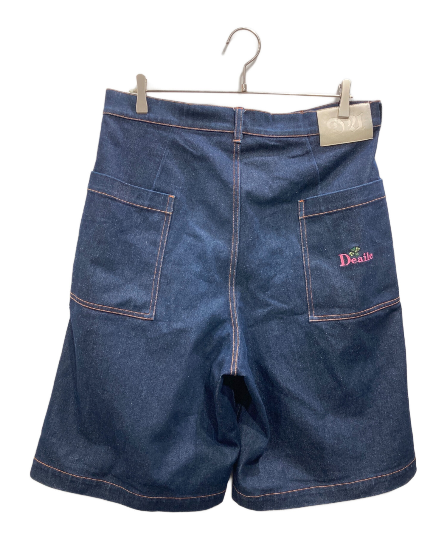 中古・古着通販】deaile (ディアイル) デニムハーフパンツ インディゴ