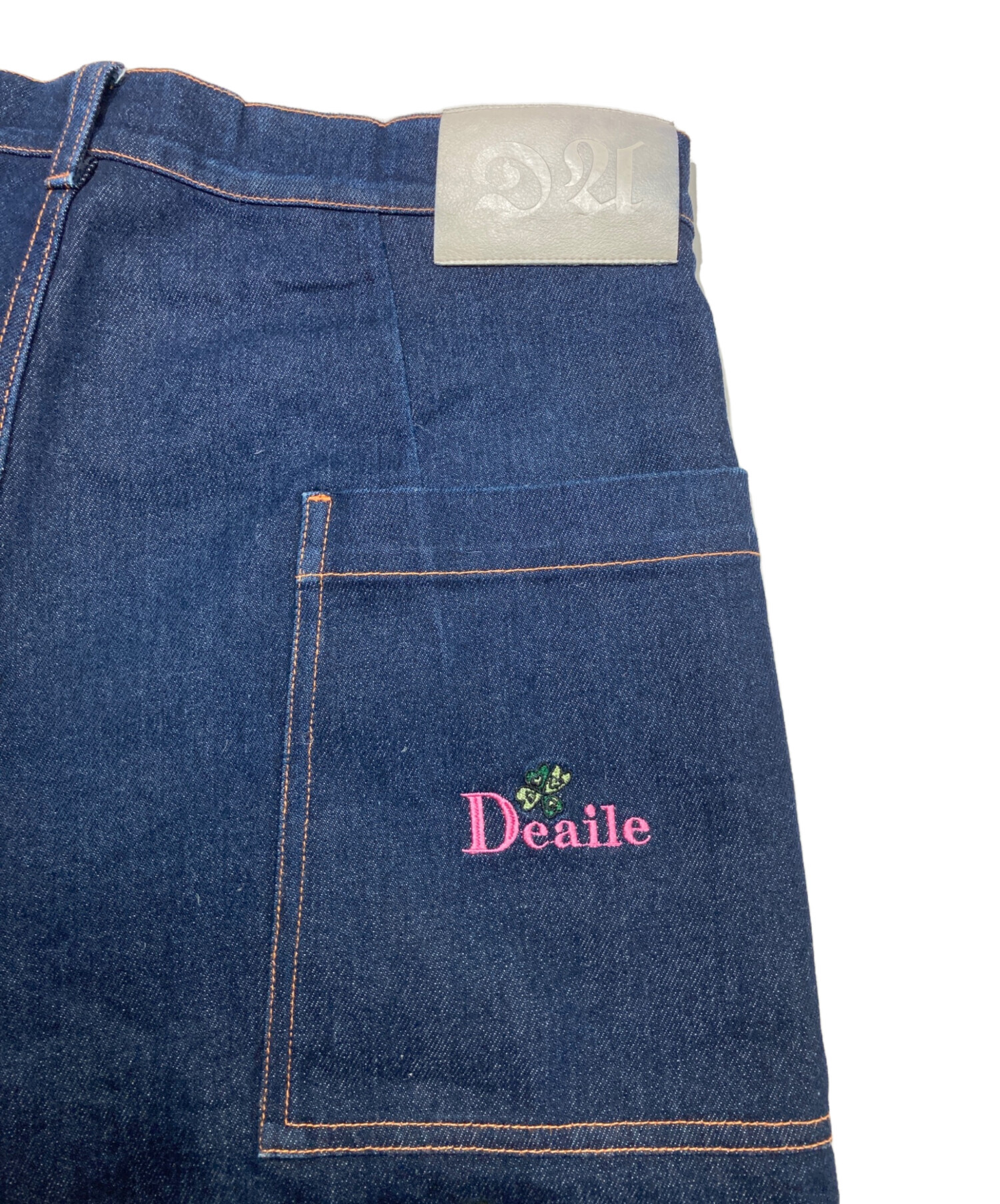 中古・古着通販】deaile (ディアイル) デニムハーフパンツ インディゴ