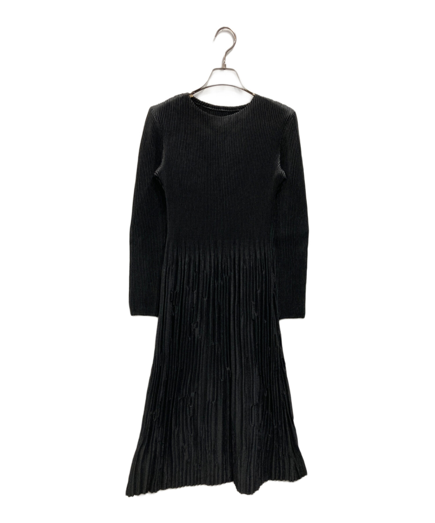 中古・古着通販】SPECCHIO (スペッチオ) 長袖ワンピース ブラック