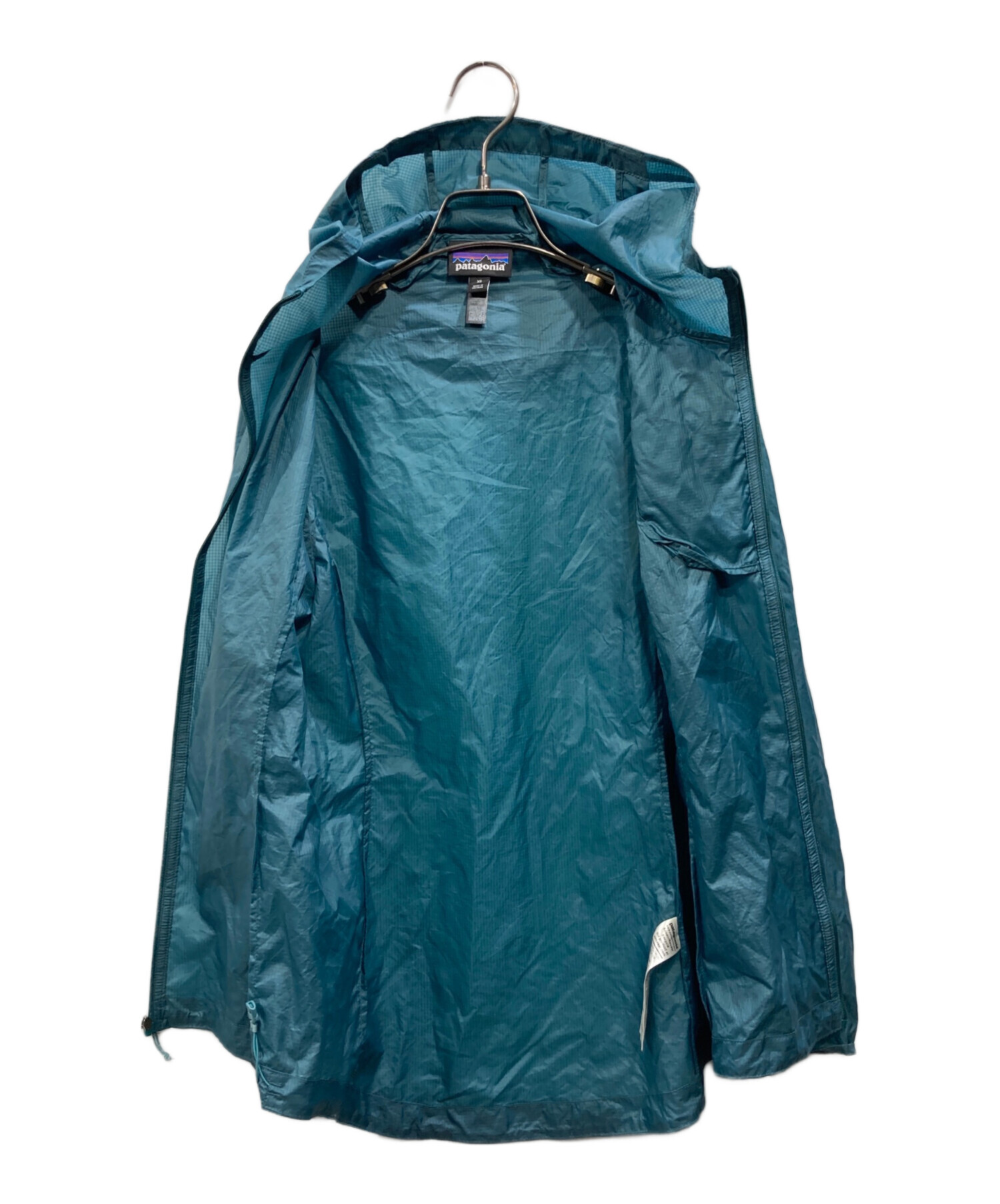フーディニジャケット　サイズＳ Patagonia パタゴニア 青緑 中古・古着通販】Patagonia (パタゴニア) フーディニジャケット