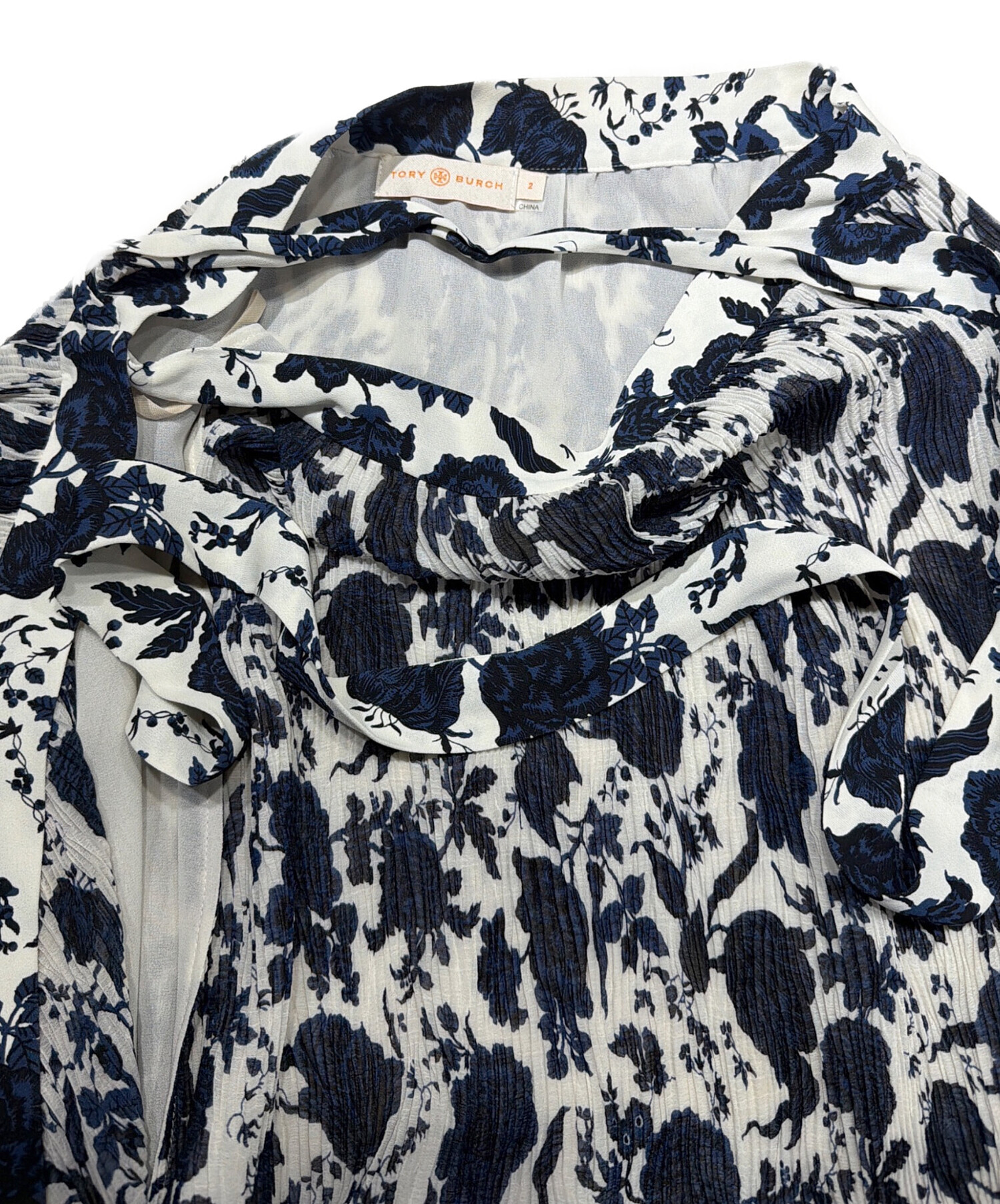 中古・古着通販】TORY BURCH (トリーバーチ) 総柄スカート ネイビー