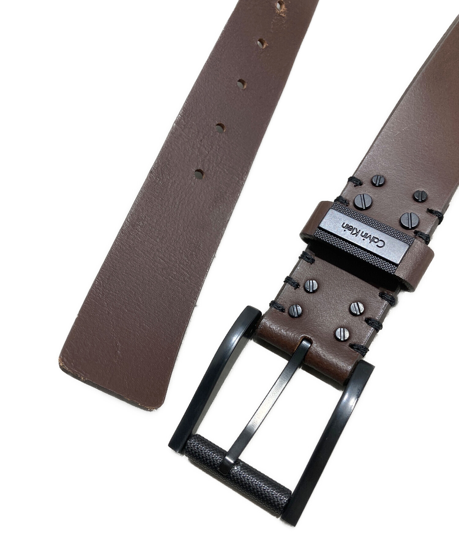 中古・古着通販】Calvin Klein (カルバンクライン) レザーベルト