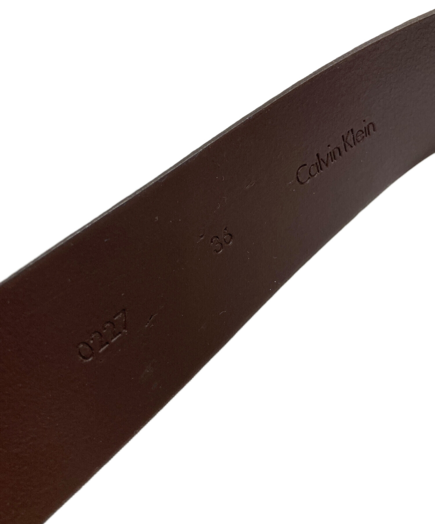 中古・古着通販】Calvin Klein (カルバンクライン) レザーベルト