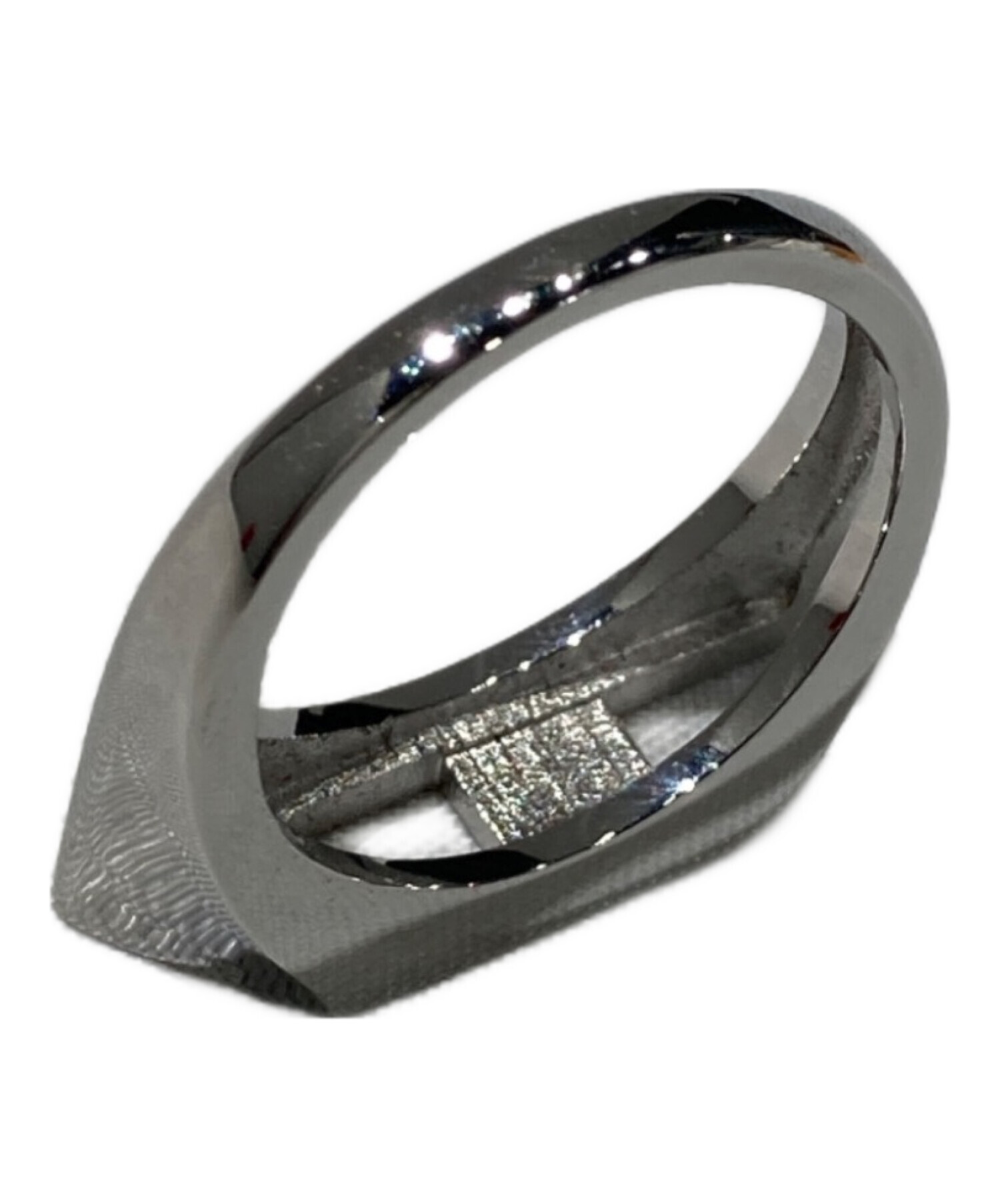 中古・古着通販】DIESEL (ディーゼル) ロゴリング シルバー サイズ:US7 