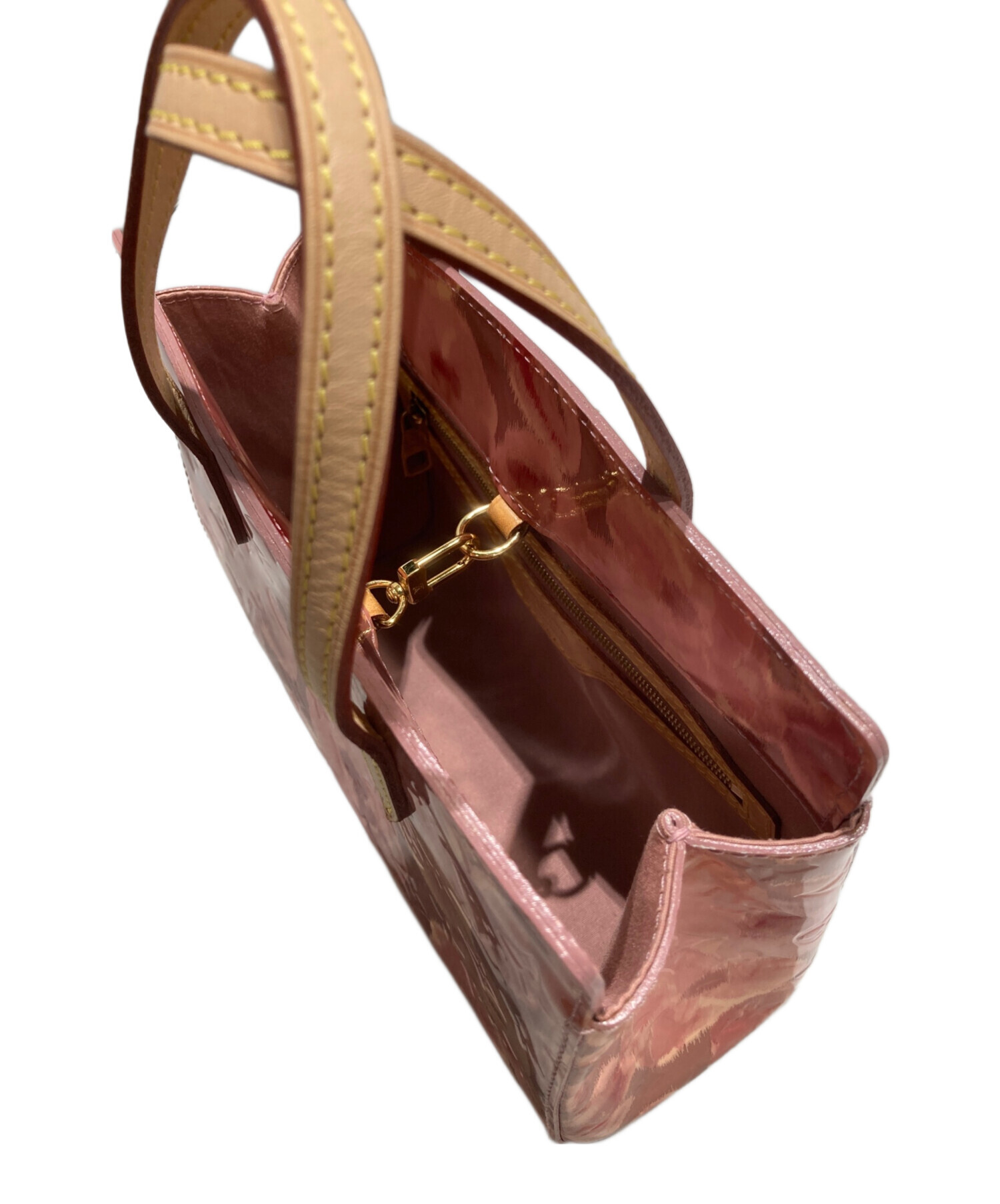 中古・古着通販】LOUIS VUITTON (ルイ ヴィトン) ハンドバッグ ピンク 中古・古着通販】LOUIS VUITTON (ルイ ヴィトン) ハンドバッグ ピンク