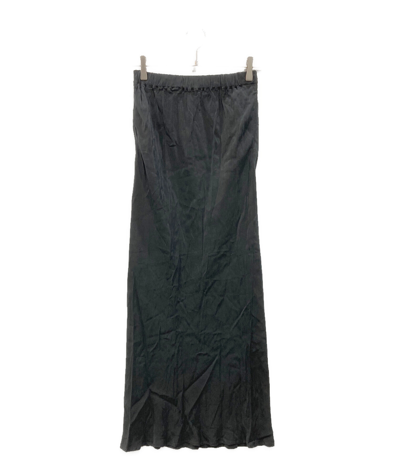 かぐれ　未使用　キュプラスカート ブラック 1 中古・古着通販】KAGURE (カグレ) キュプラスカート ブラック サイズ:1
