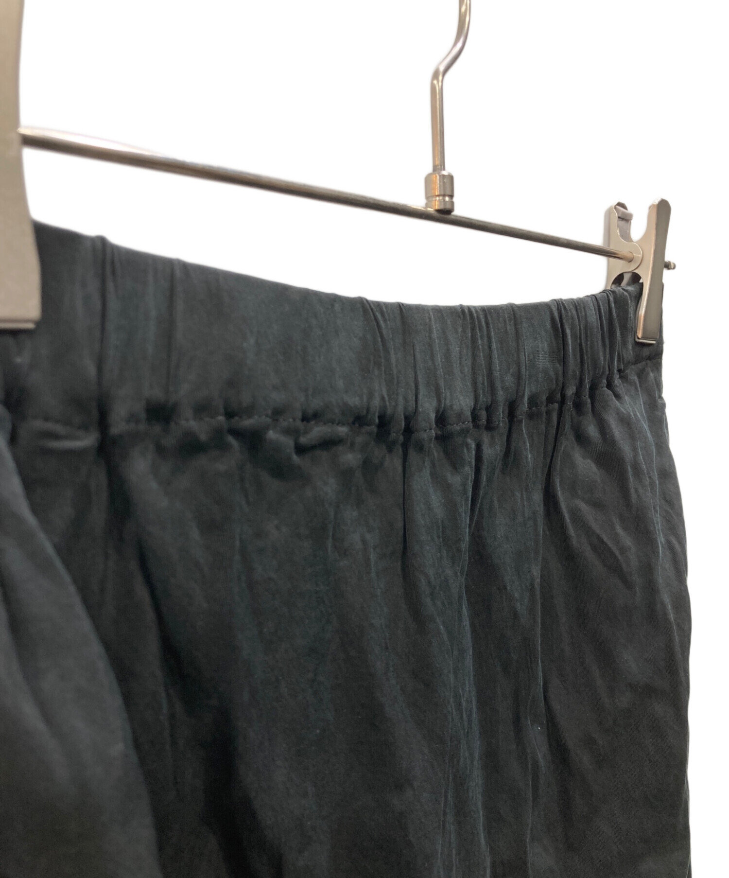 中古・古着通販】KAGURE (カグレ) キュプラスカート ブラック サイズ:1