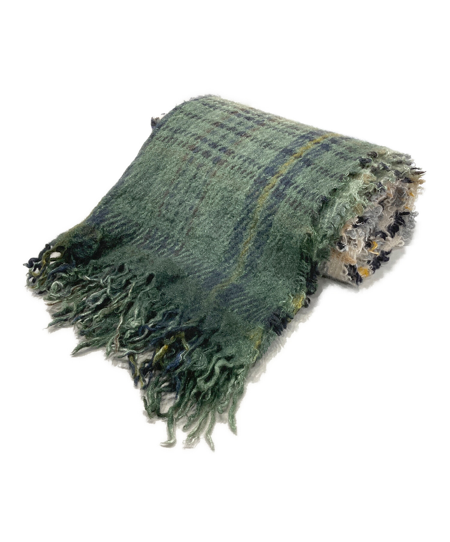 Faliero Sarti ファリエロサルティ ストール  緑 【古着】【中古】【送料無料】 中古・古着通販】Faliero Sarti (ファリエロサルティ) ストール