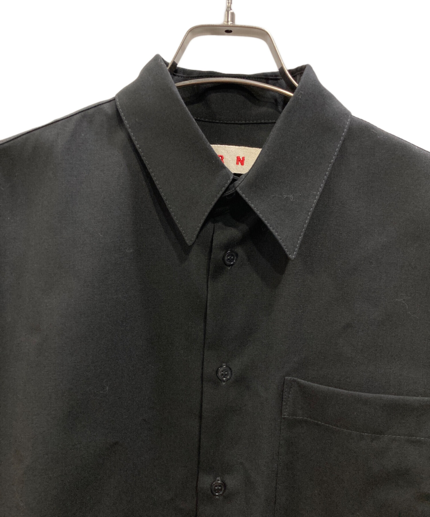 MARNI マルニ ブラウス M 黒 【古着】【中古】【送料無料】 MARNI - MARNI マルニ ブラウス M 白 【古着】【中古】【送料無料】の