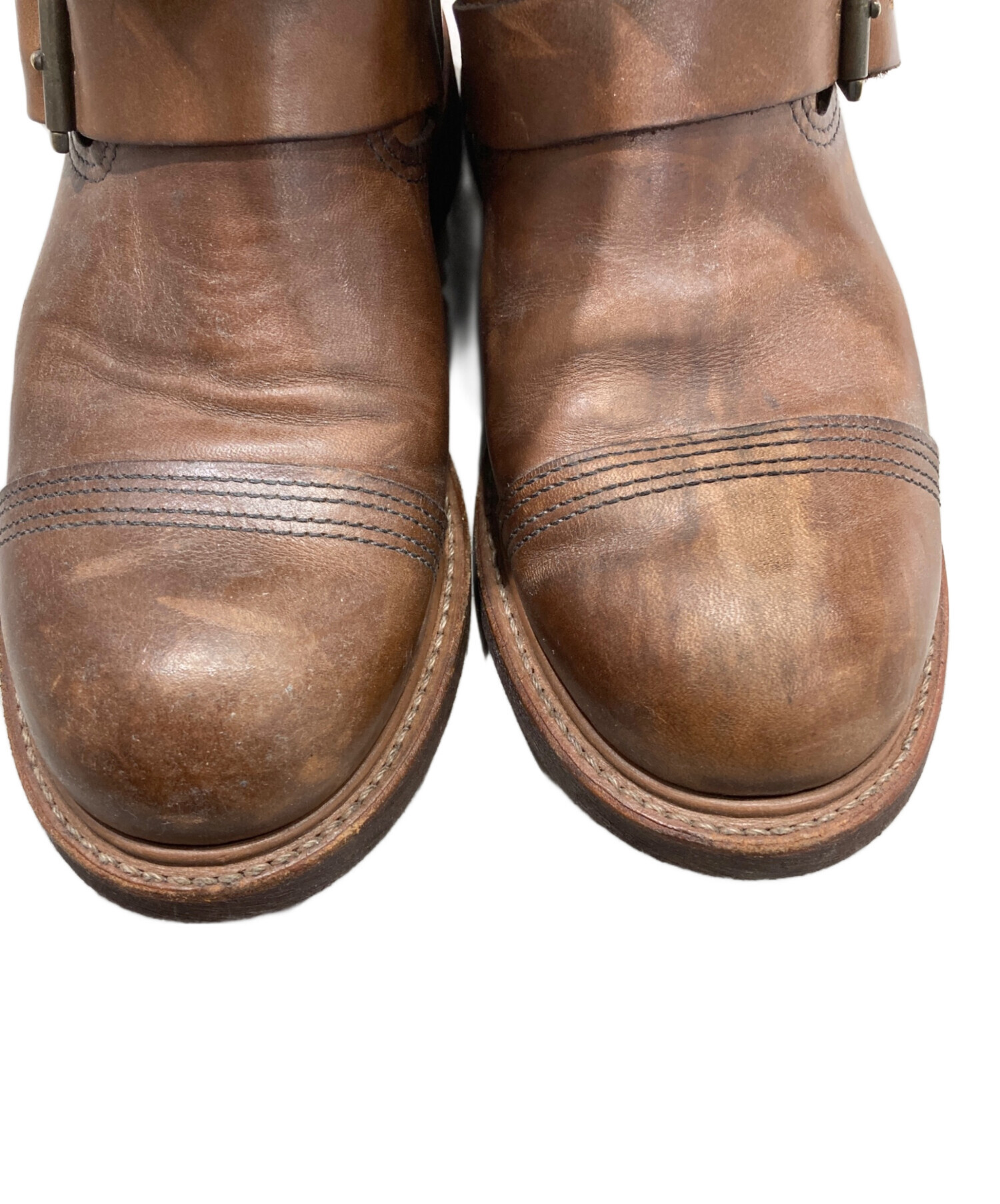 新品未使用　RED WING エンジニア ブラウン　9D 中古・古着通販】RED WING (レッドウィング) エンジニアブーツ