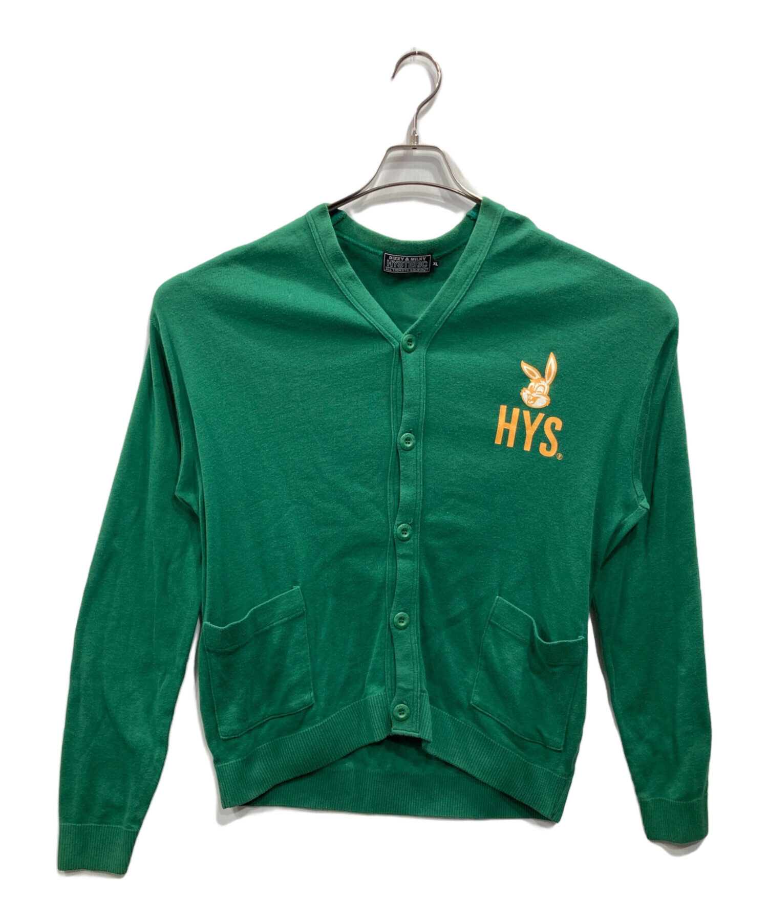 【未使用級】 HYSTERIC GLAMOUR カーディガン ヒスガール 厚手 中古・古着通販】Hysteric Glamour (ヒステリックグラマー) ニット