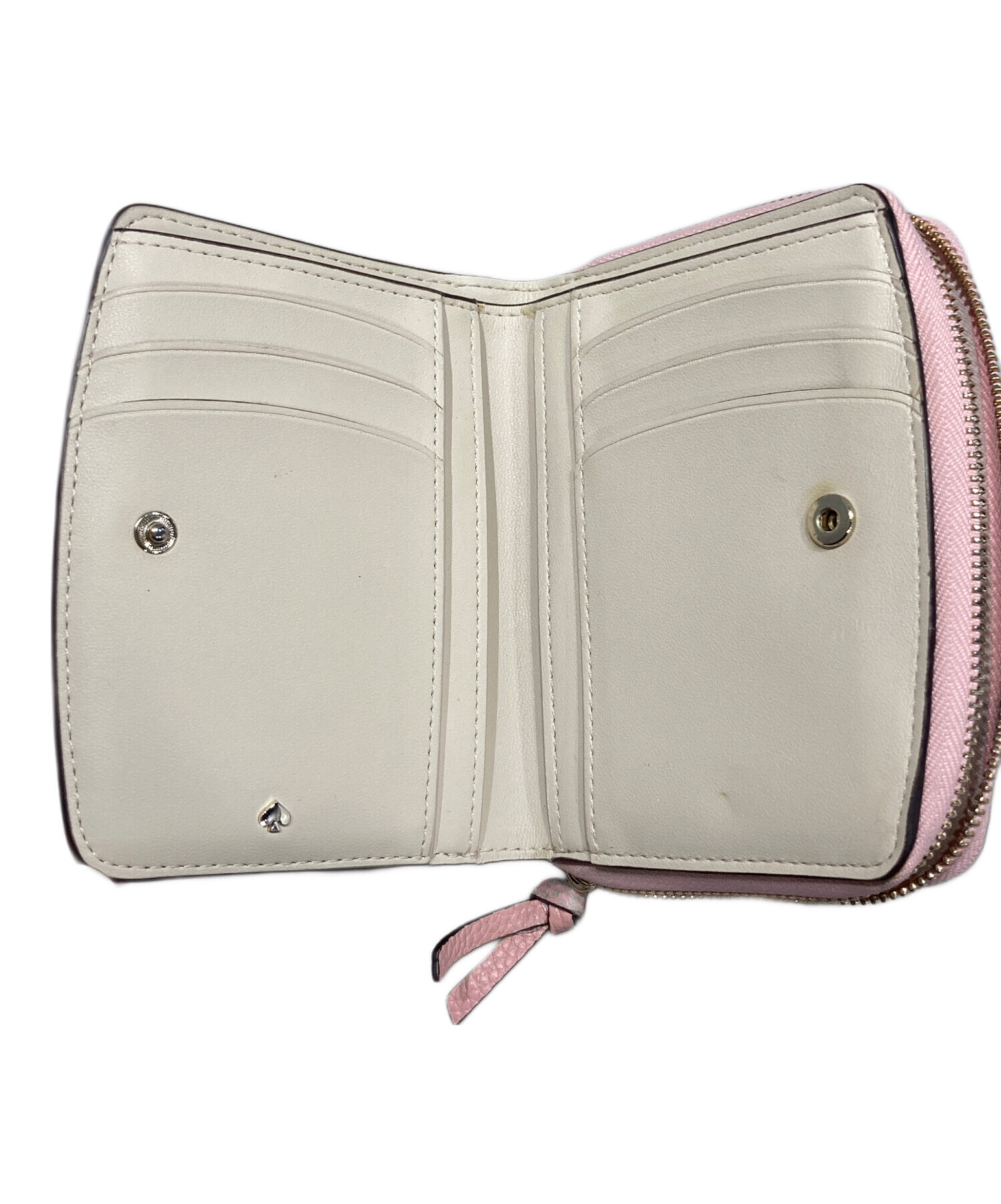 新品未使用　kate spade ライトピンク 二つ折り財布 中古・古着通販】Kate Spade (ケイトスペード) 2つ折り財布 ピンク