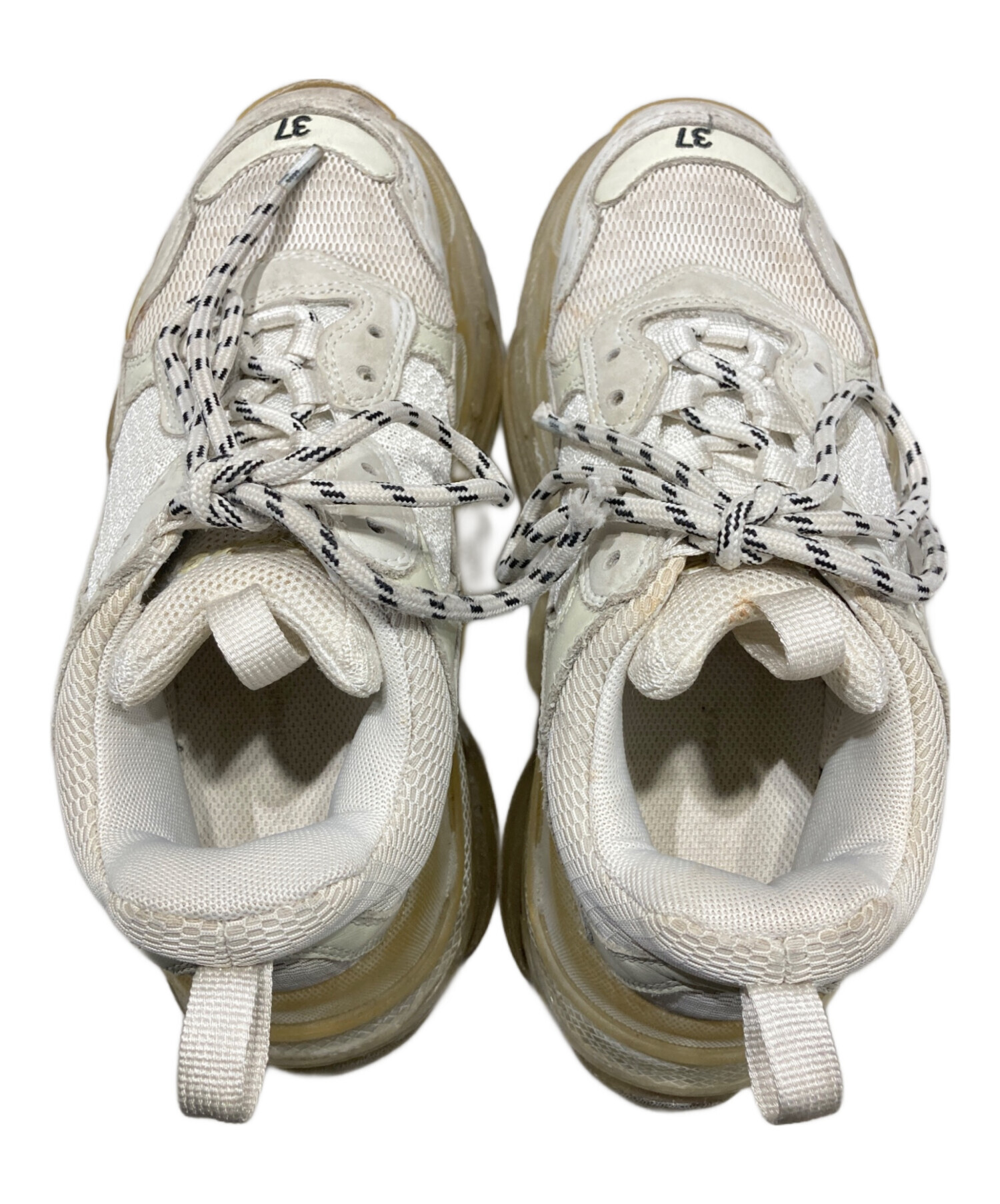 中古・古着通販】BALENCIAGA (バレンシアガ) Triple S ホワイト サイズ