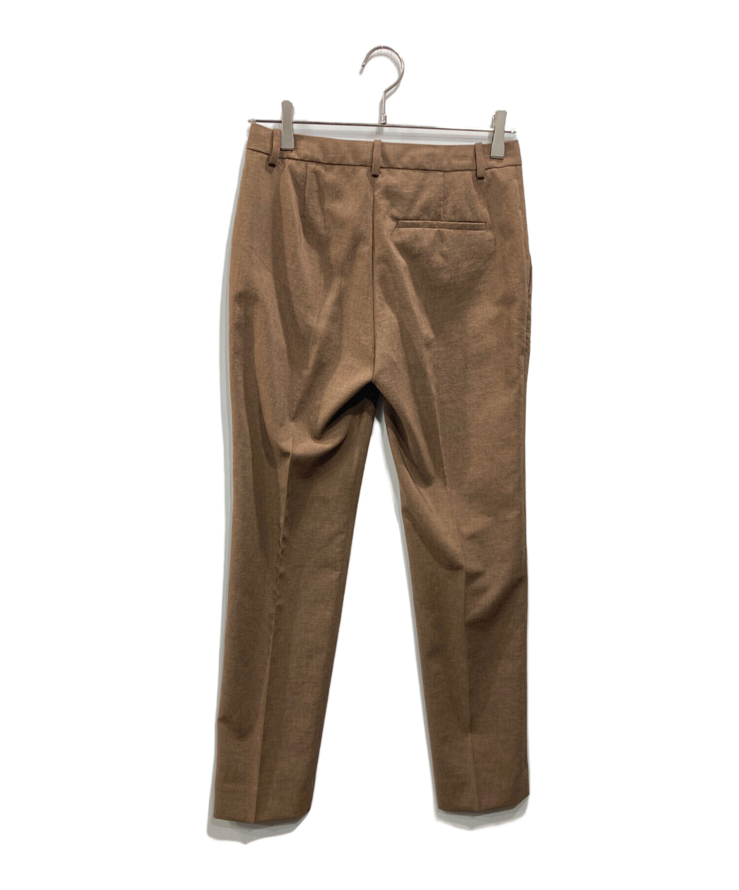 セオリー theory クラッチバッグ ハラコ グレンチェック アイボリー系×ダークブラウン/054154【中古】 セオリー theory クラッチバッグ ハラコ グレンチェック アイボリー系
