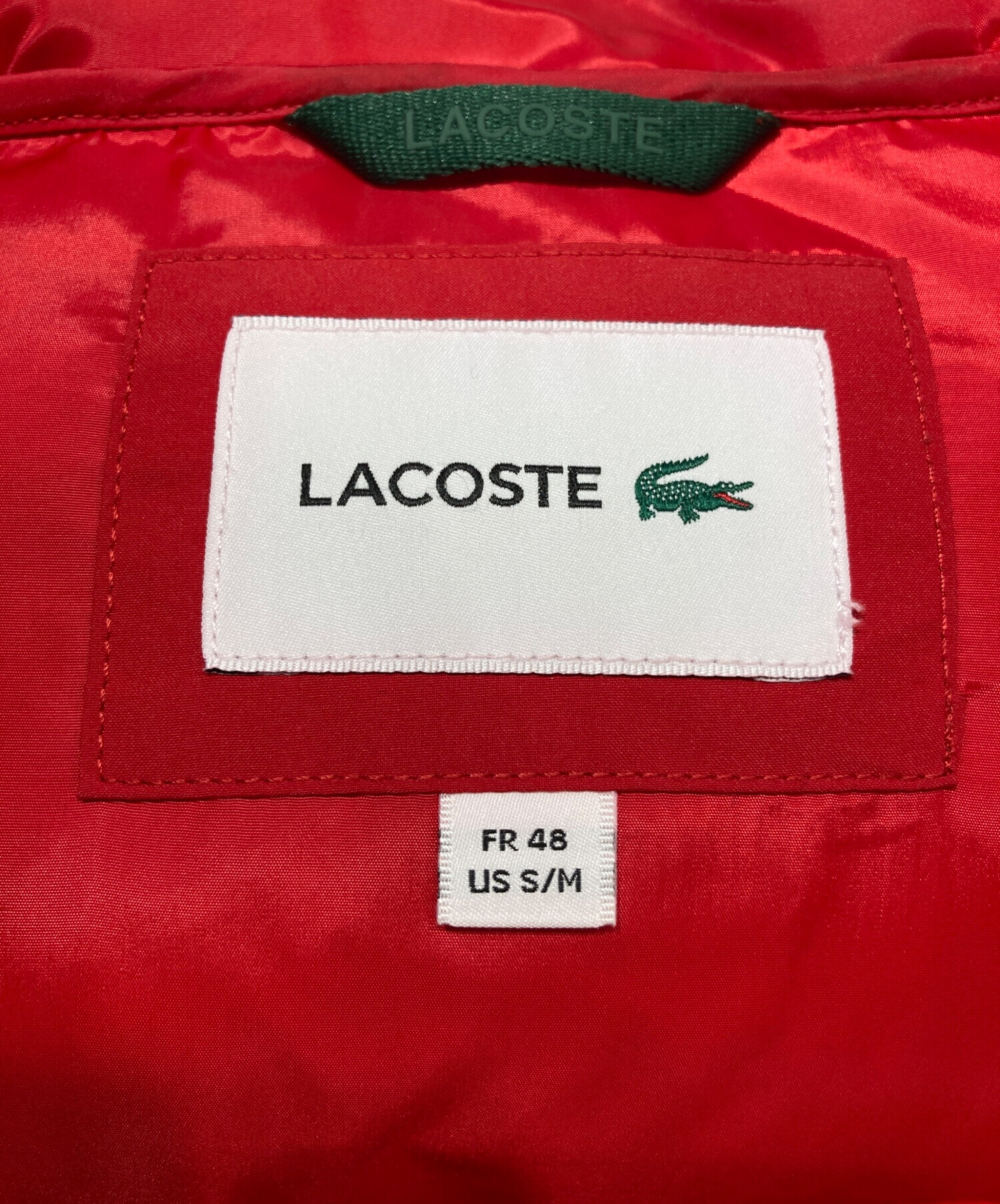 中古・古着通販】LACOSTE (ラコステ) バックステッチショートダウン