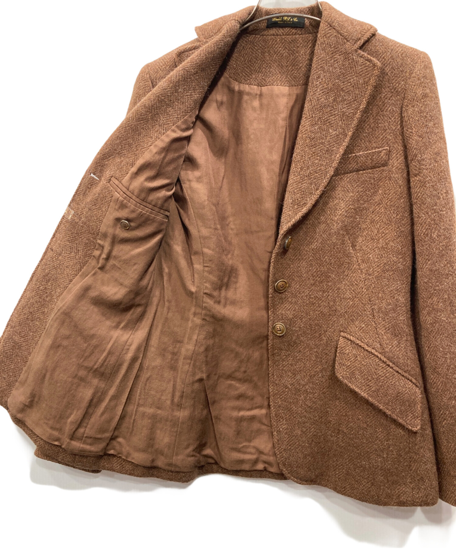 中古・古着通販】RRL (ダブルアールエル) ツイードジャケット ブラウン