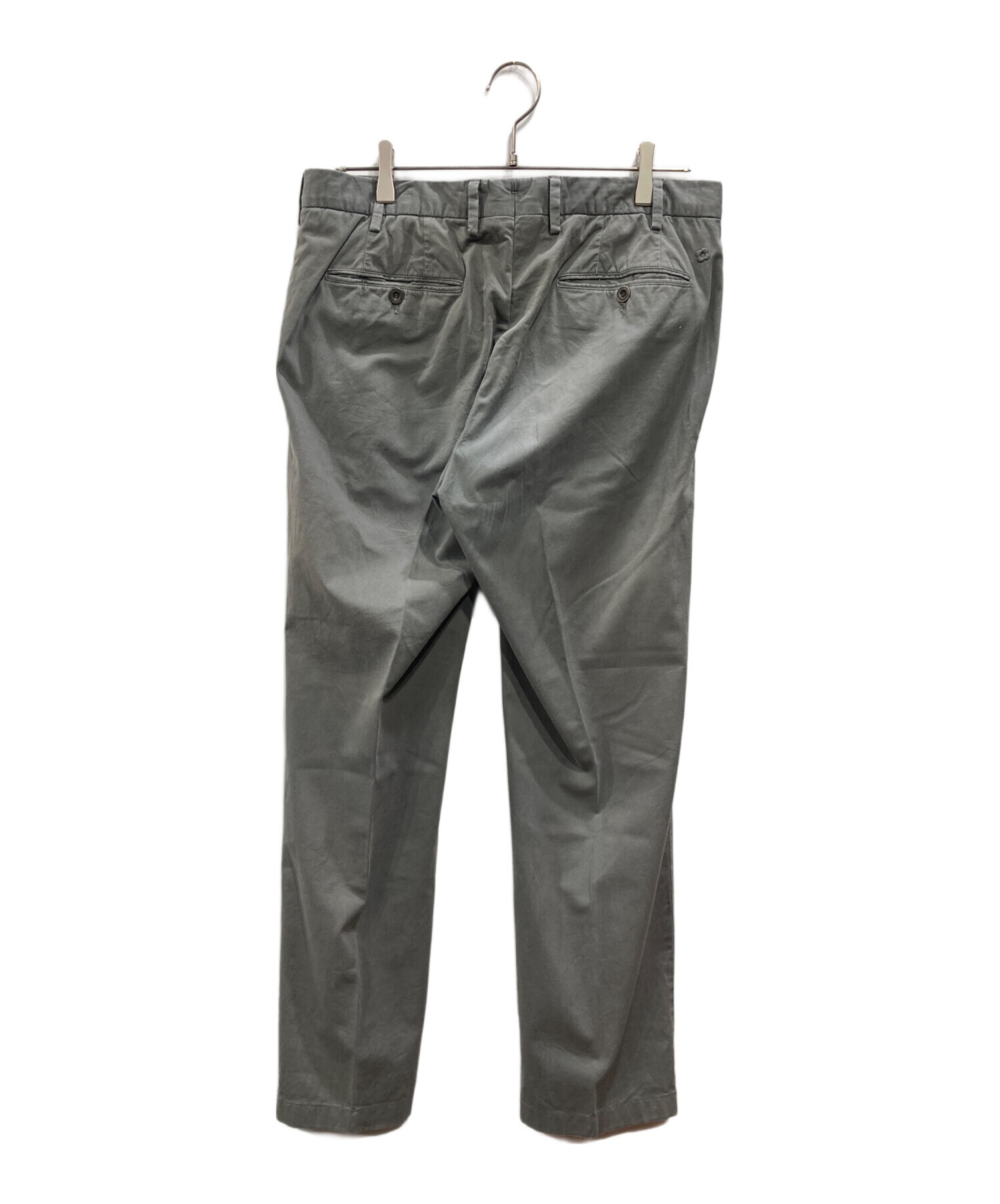 中古 LARDINI グレー スラックス ウエストゴム 中古・古着通販】LARDINI (ラルディーニ) トラウザーパンツ グレー