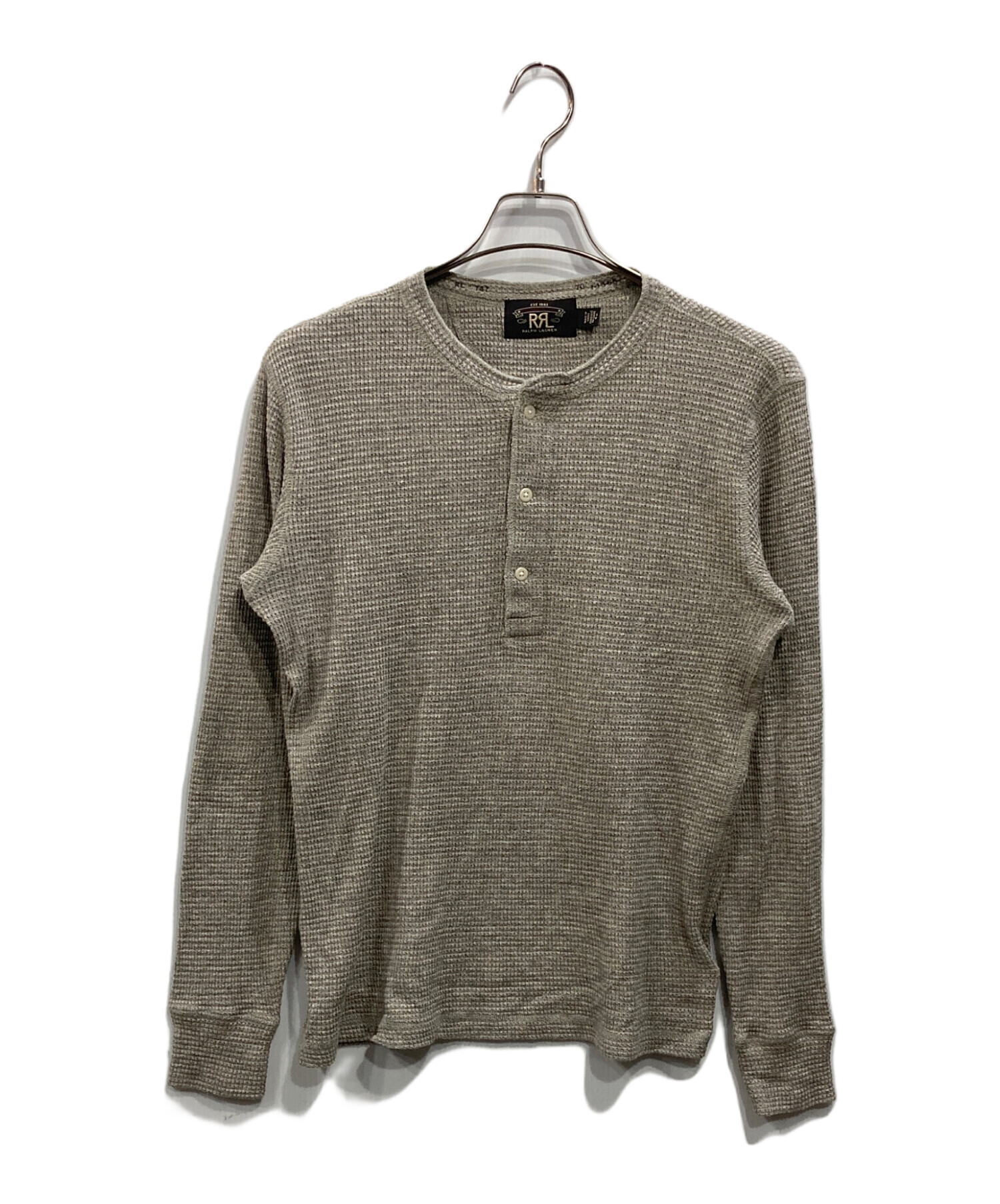 中古・古着通販】RRL (ダブルアールエル) サーマルカットソー グレー 