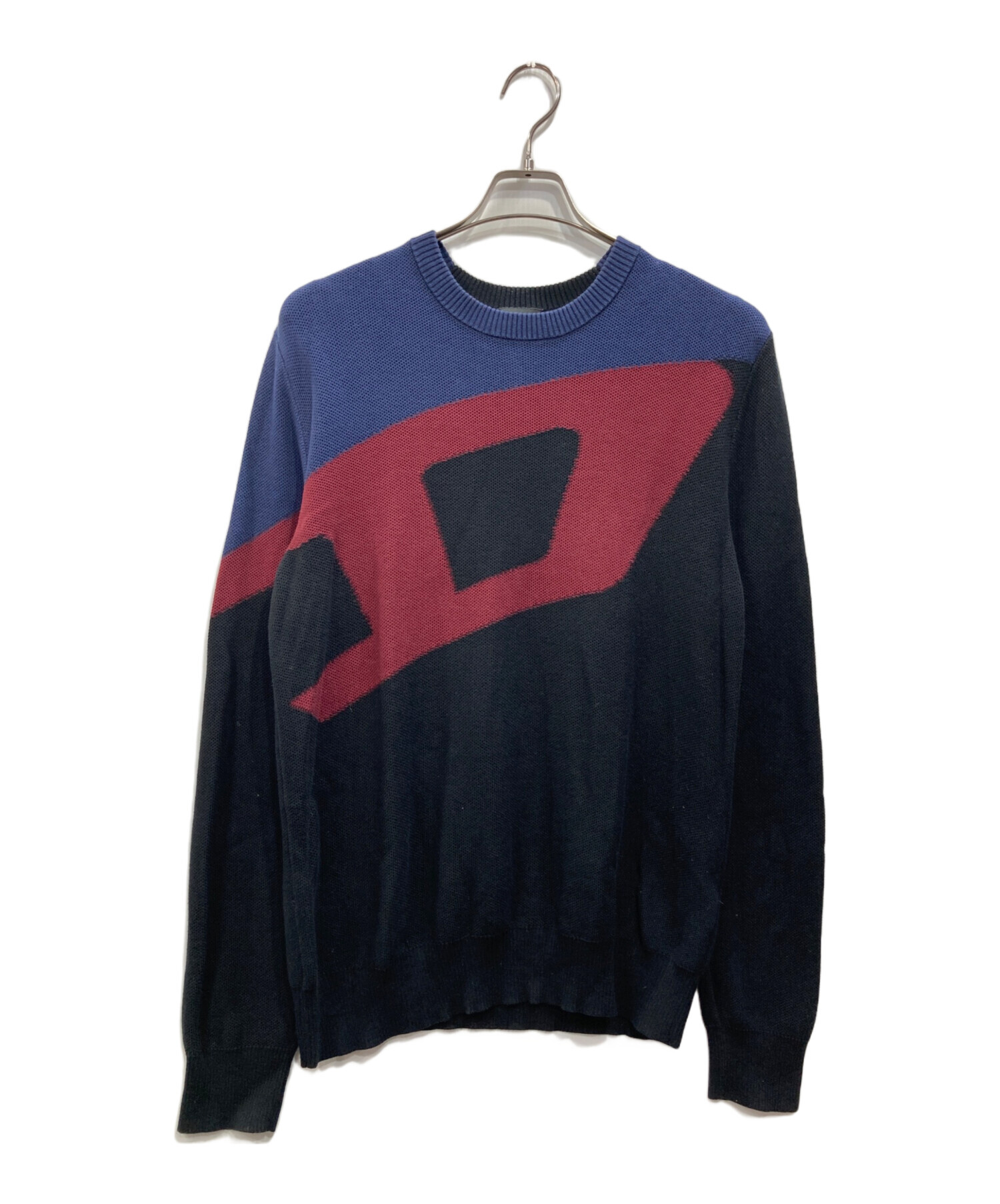 中古・古着通販】DIESEL (ディーゼル) コットンニット ネイビー サイズ 